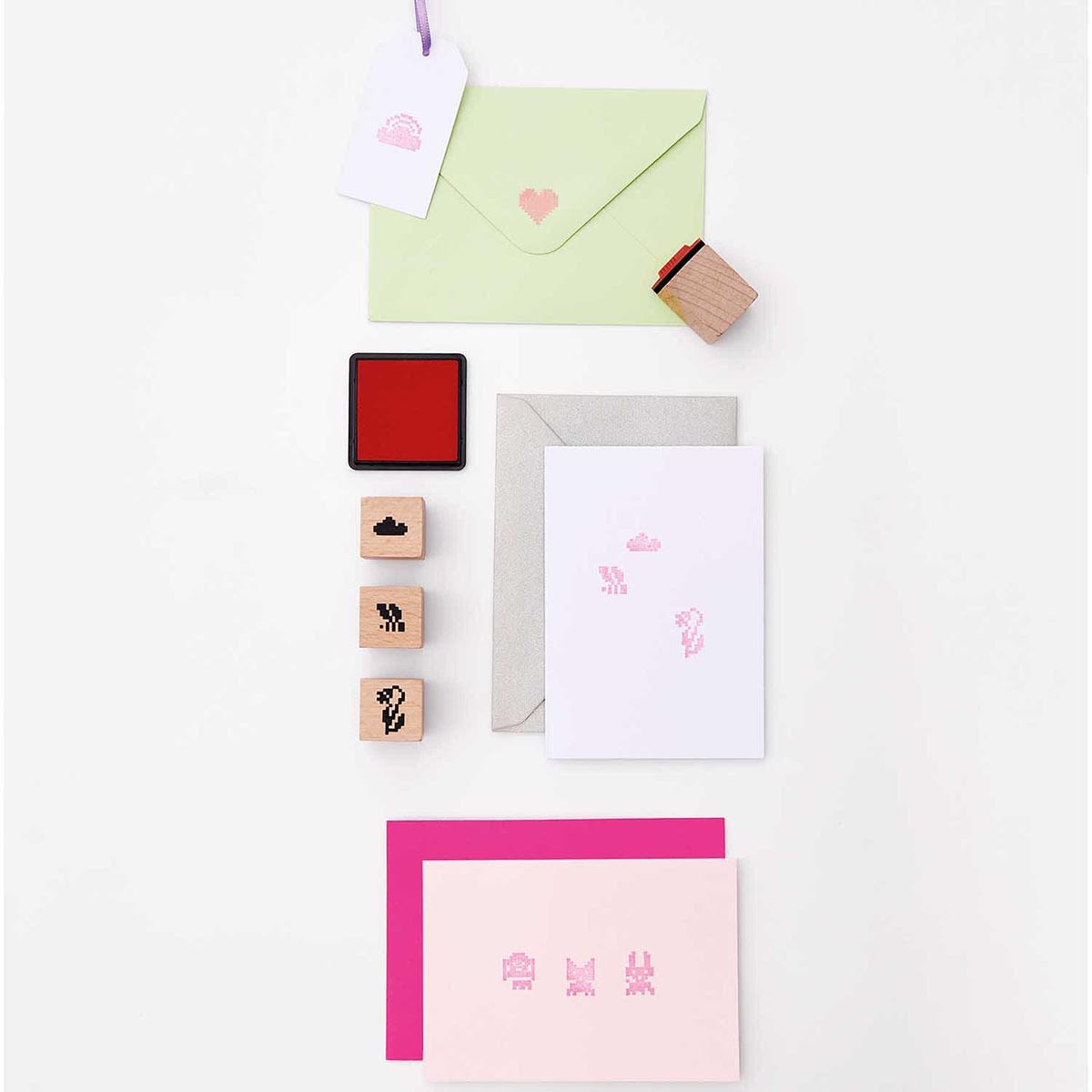 Stamp Sets Pixels Set - 13-Piece Set