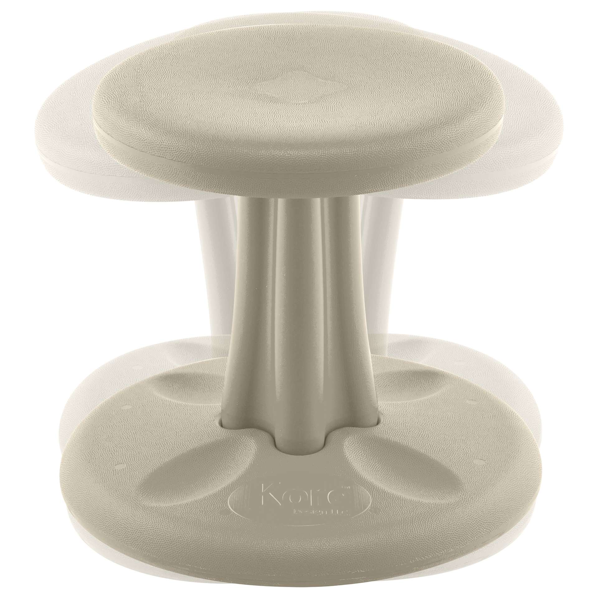 Kore Design Preschool Wobble Chair - Sand Dollar, 12" - demonstrating motion