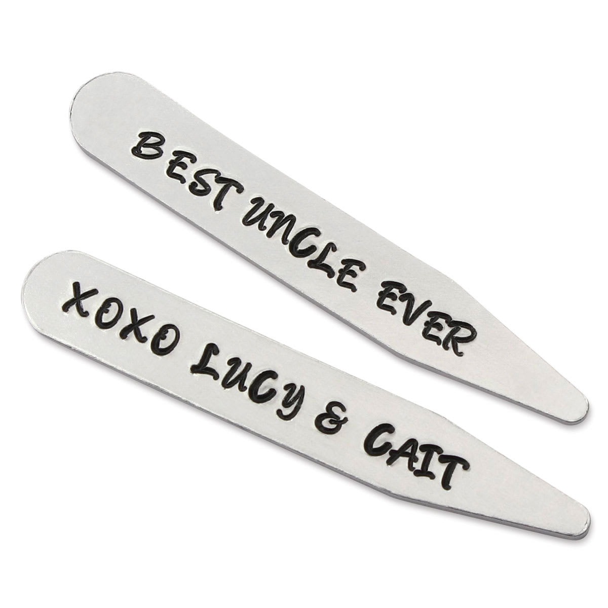 ImpressArt Stamp It Yourself Personal Accessory Kit, two stamped collar stays