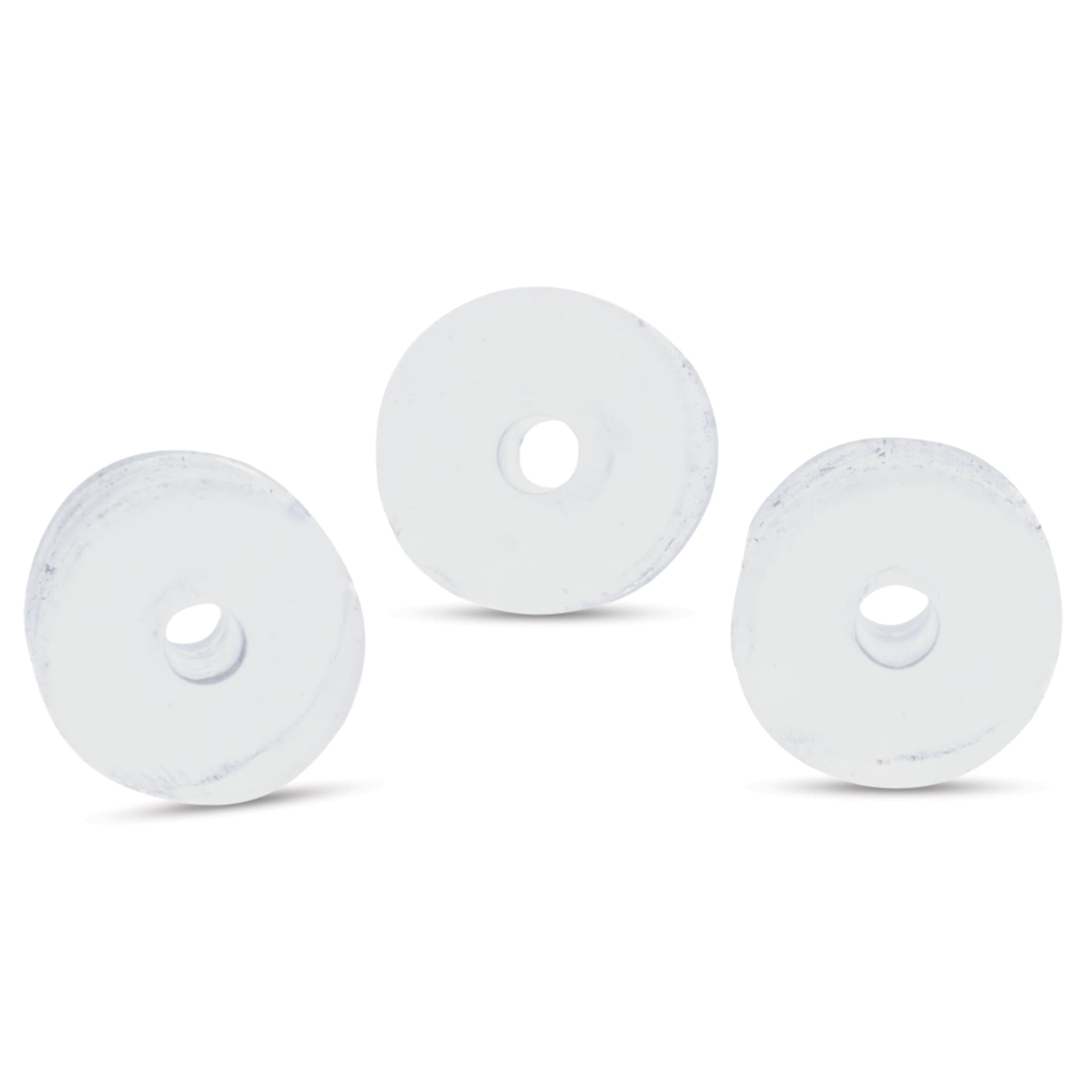John Bead Must Have Findings Plastic Earring Backs - Pkg of 200