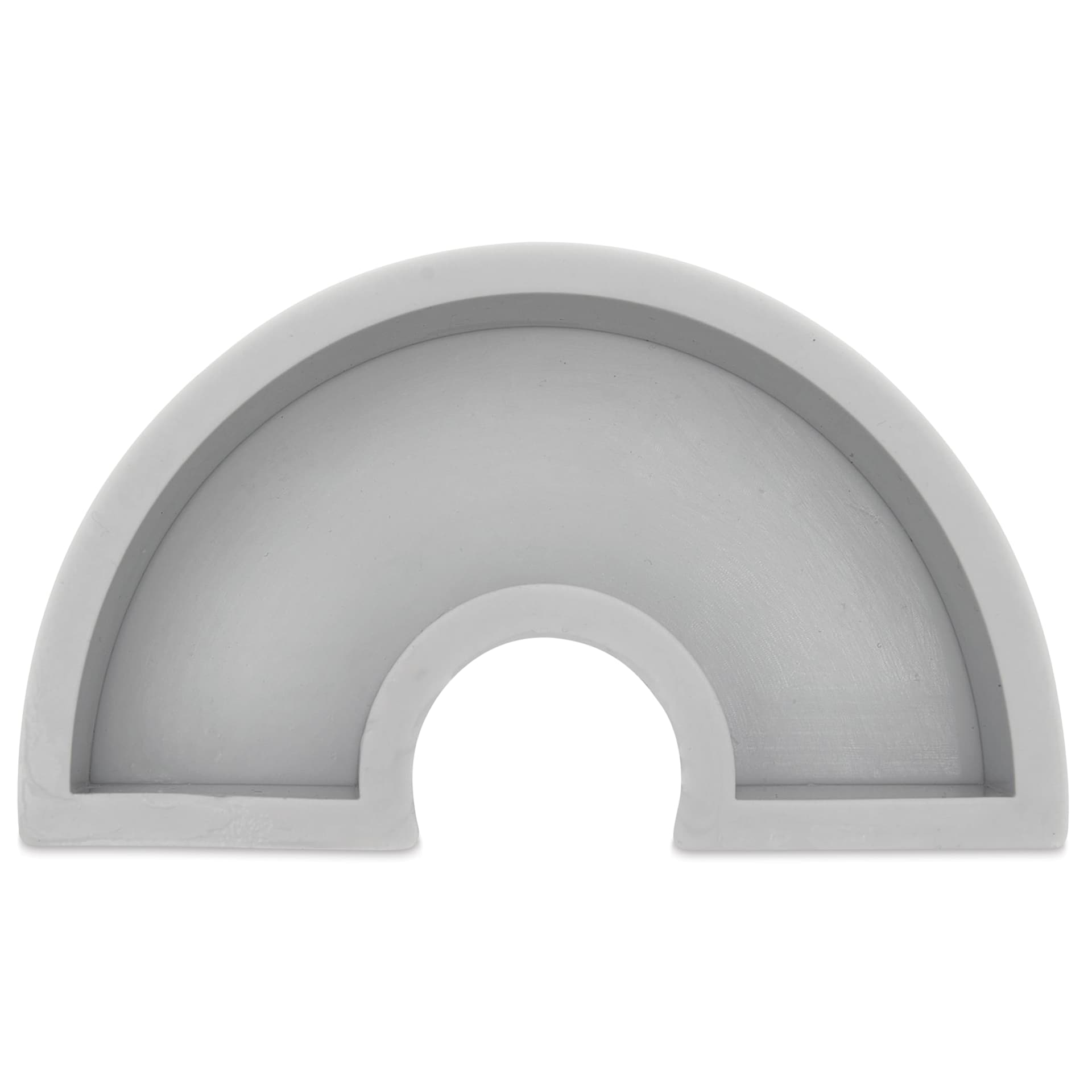 Rico Design Silicone Candle Mold - Flat Rainbow, 4.6" x 2.7" x 1.2" - top view
