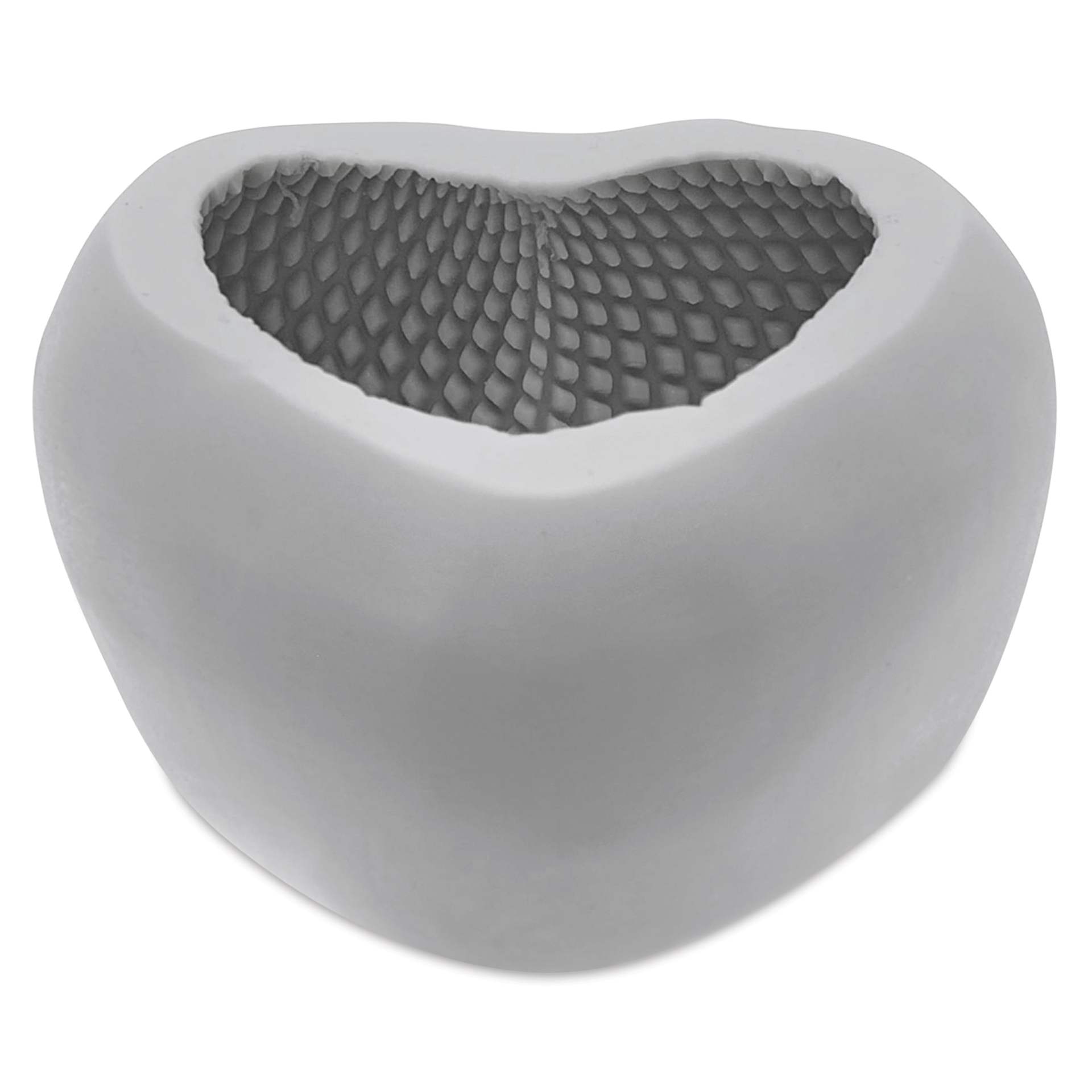 Rico Design Silicone Candle Mold - Small Heart, 2.4" x 2.2" x 1.3"