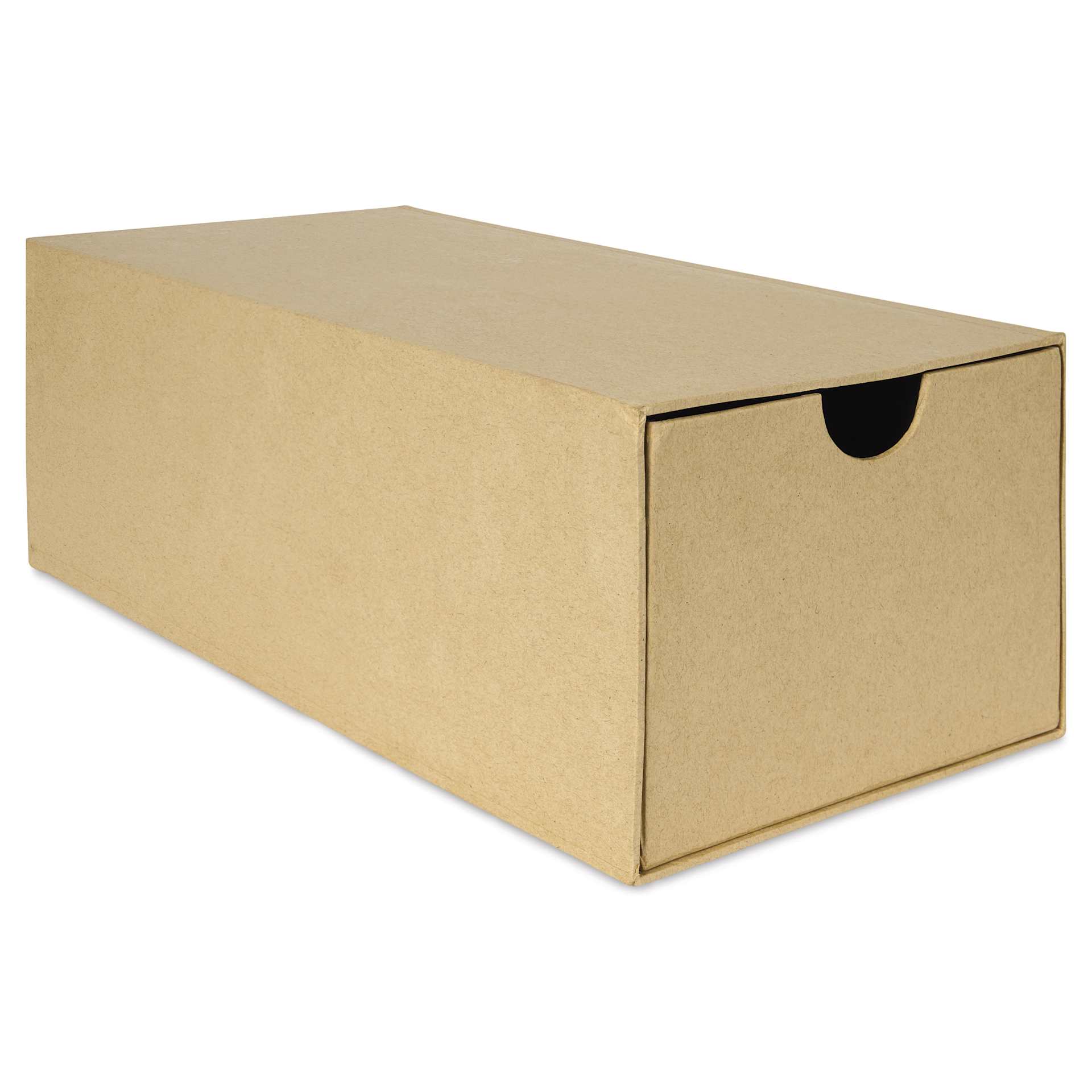 DecoPatch Paper Mache Box - Rectangular Box w/ Drawer, 12.6