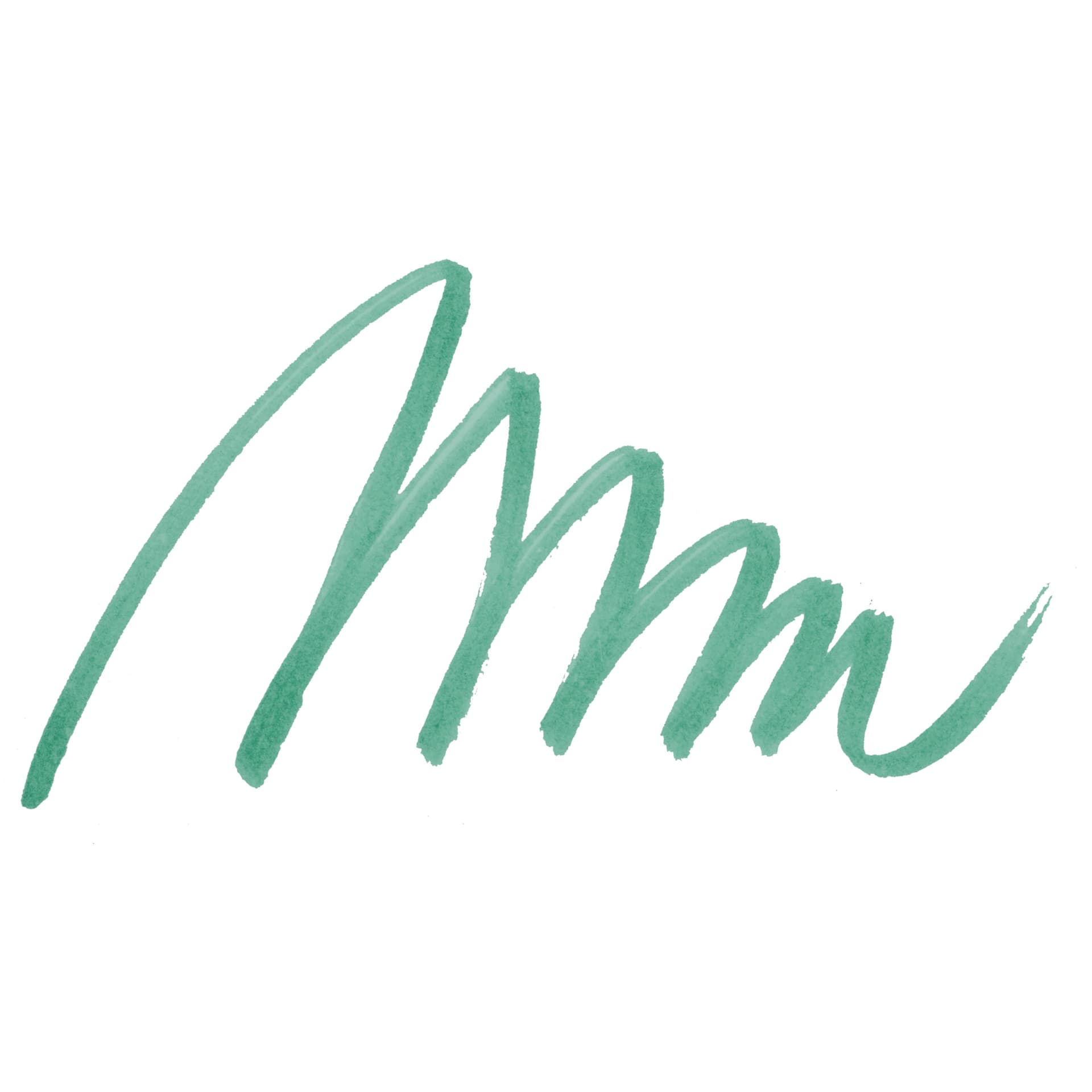 Marvy Uchida LePen Flex Marker - Jade Green, swatch