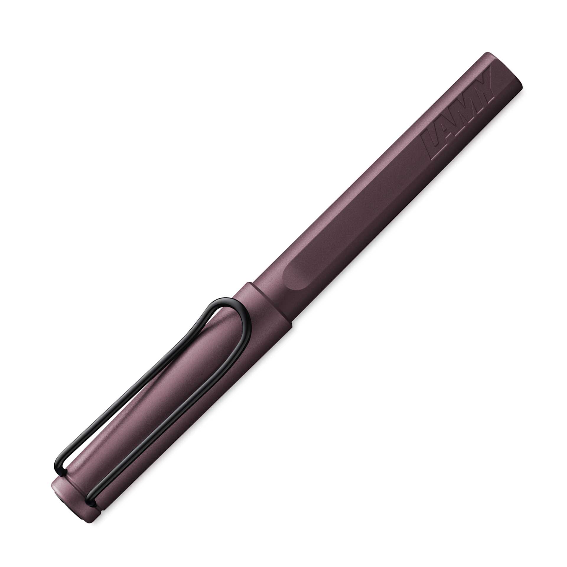 Lamy Safari Rollerball Pen - Scarlet, cap on