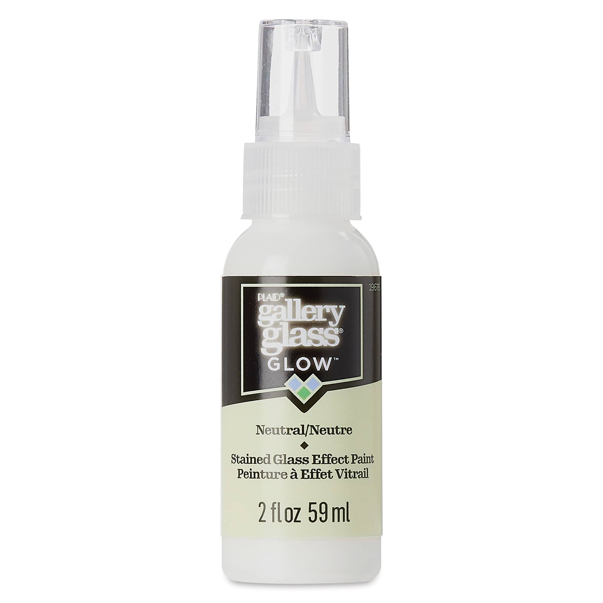 Gallery Glass Paint - Glow in the Dark, 2 oz (Front of bottle)