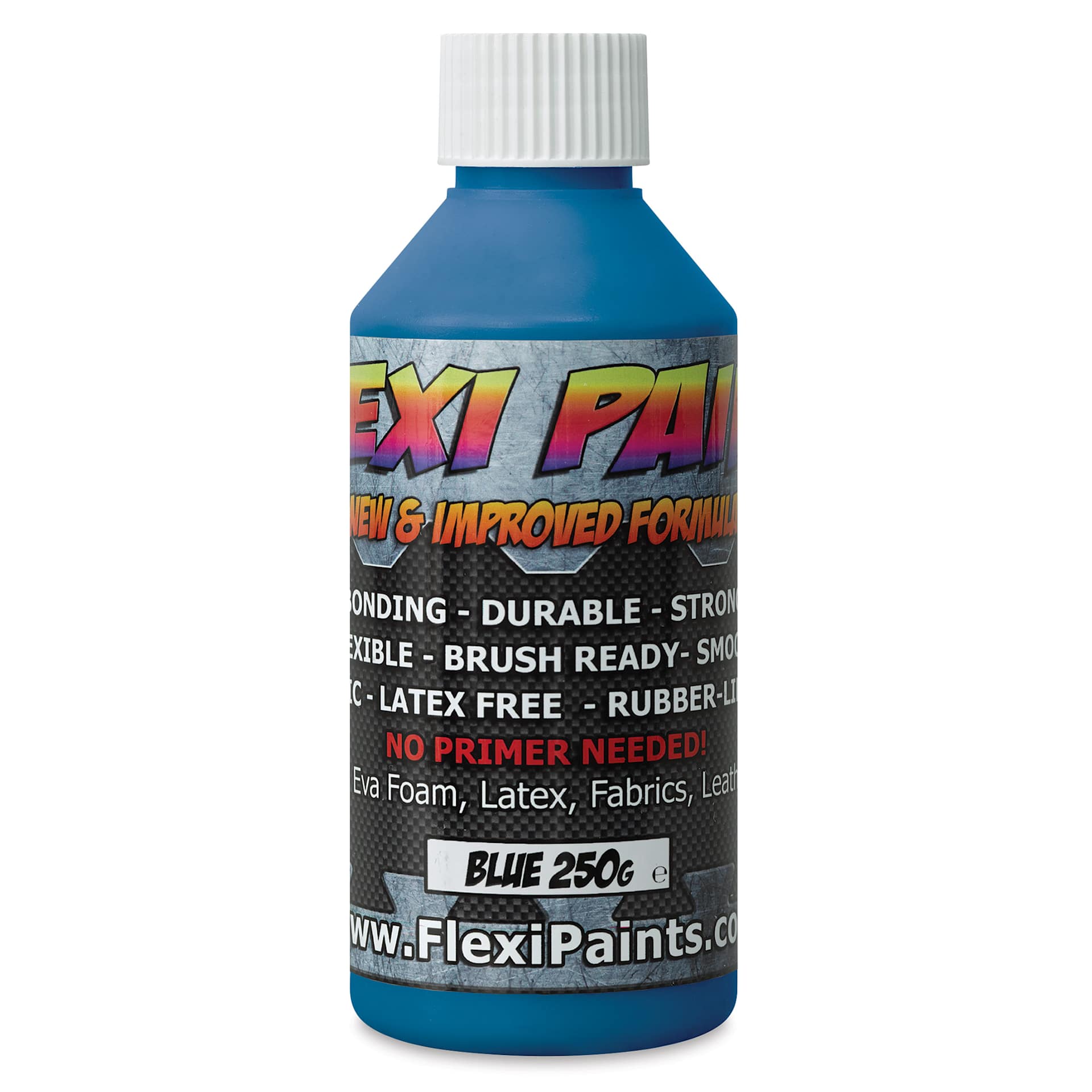 Flexi Paint Waterbased Flexible Cosplay Paint - Blue, 250 g (0.55 lb)
