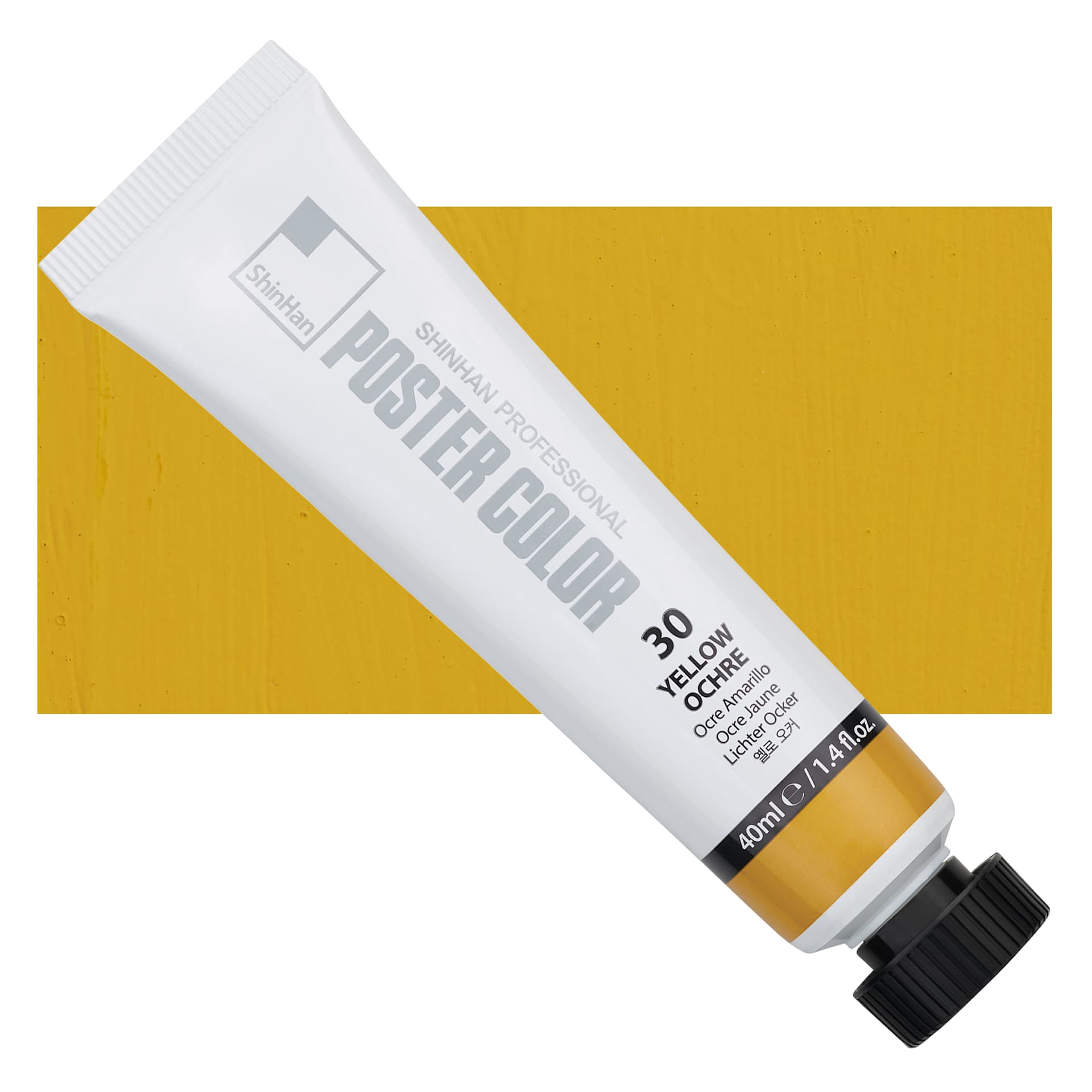 ShinHan Professional Poster Color Paint - Yellow Ochre, 40 ml tube