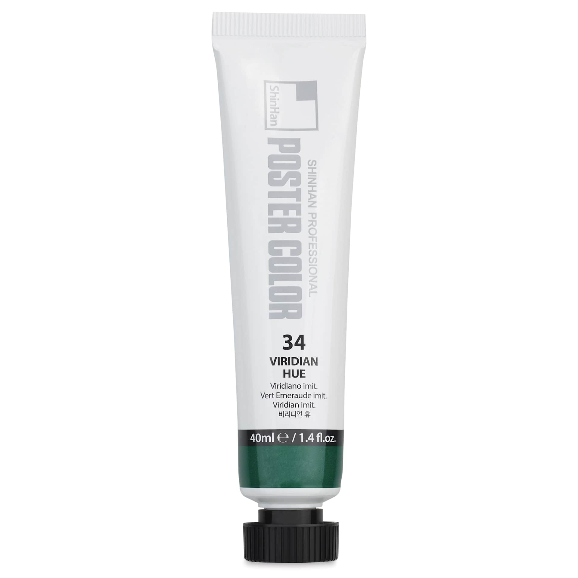 ShinHan Professional Poster Color Paint - Viridian Hue, 40 ml tube