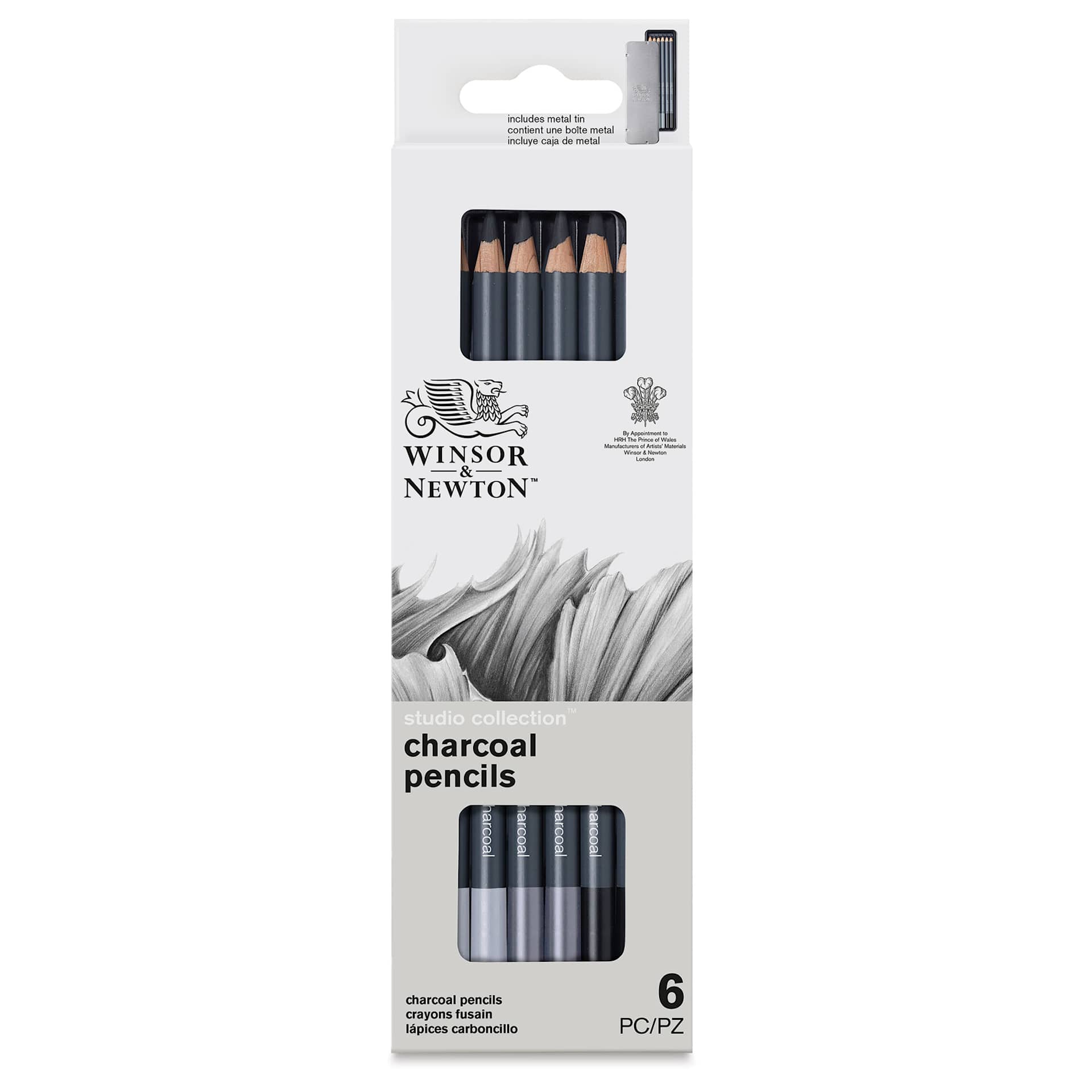 Winsor & Newton Studio Collection Charcoal Pencil Set | Utrecht