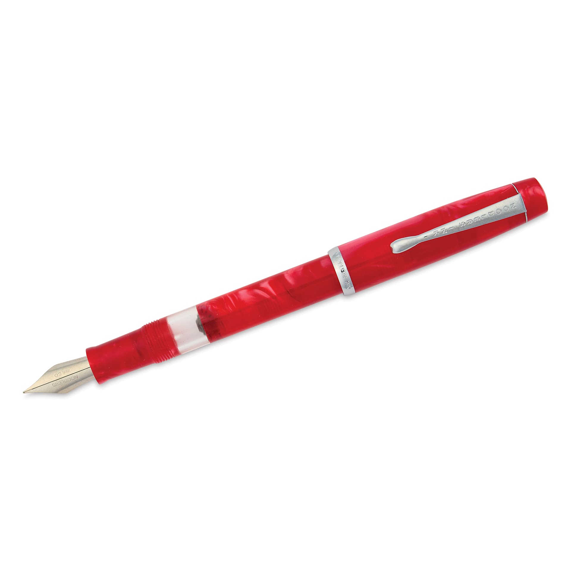 Noodler's Ink Konrad Acrylic Flex Fountain Pen - Himalayan Ruby, cap off