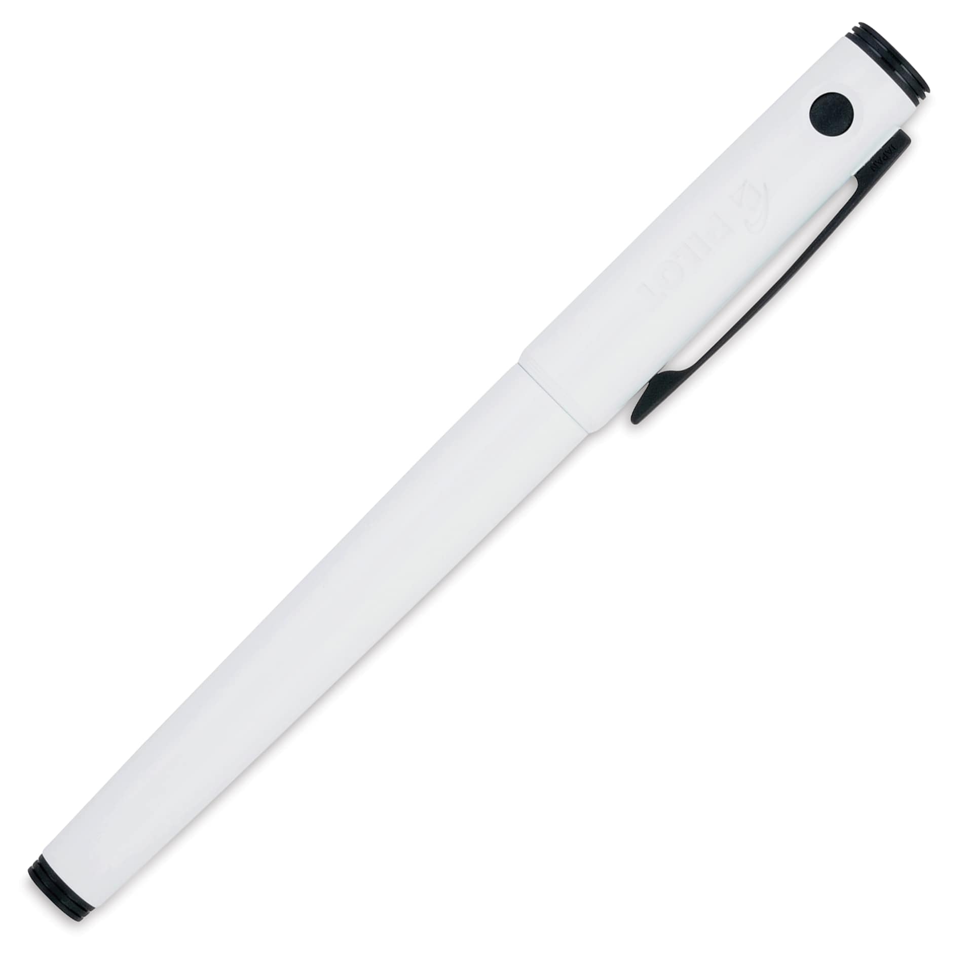 Pilot Explorer Fountain Pen - White, cap on