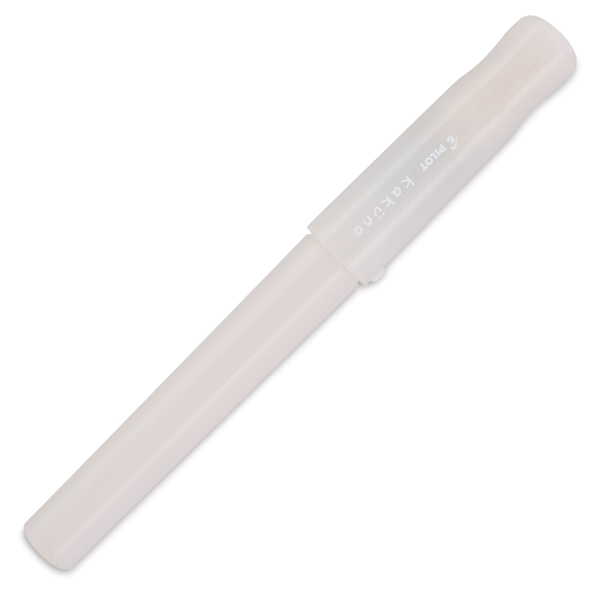 Pilot Kakuno Madoromi Fountain Pen - Cumulus White, Fine Nib, capped