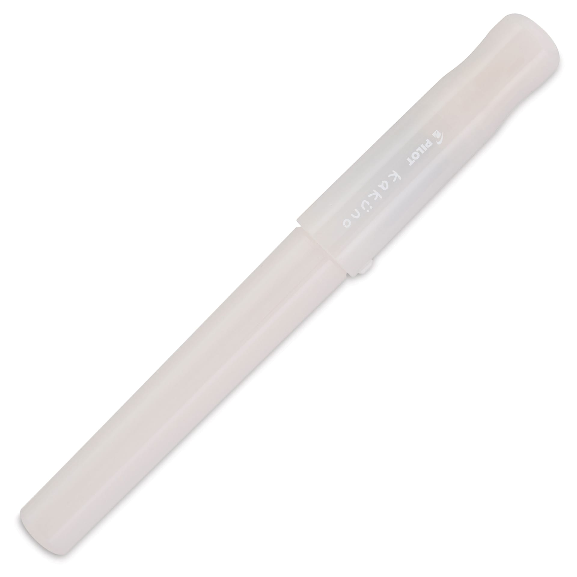 Pilot Kakuno Madoromi Fountain Pen - Cumulus White, Medium Nib, capped