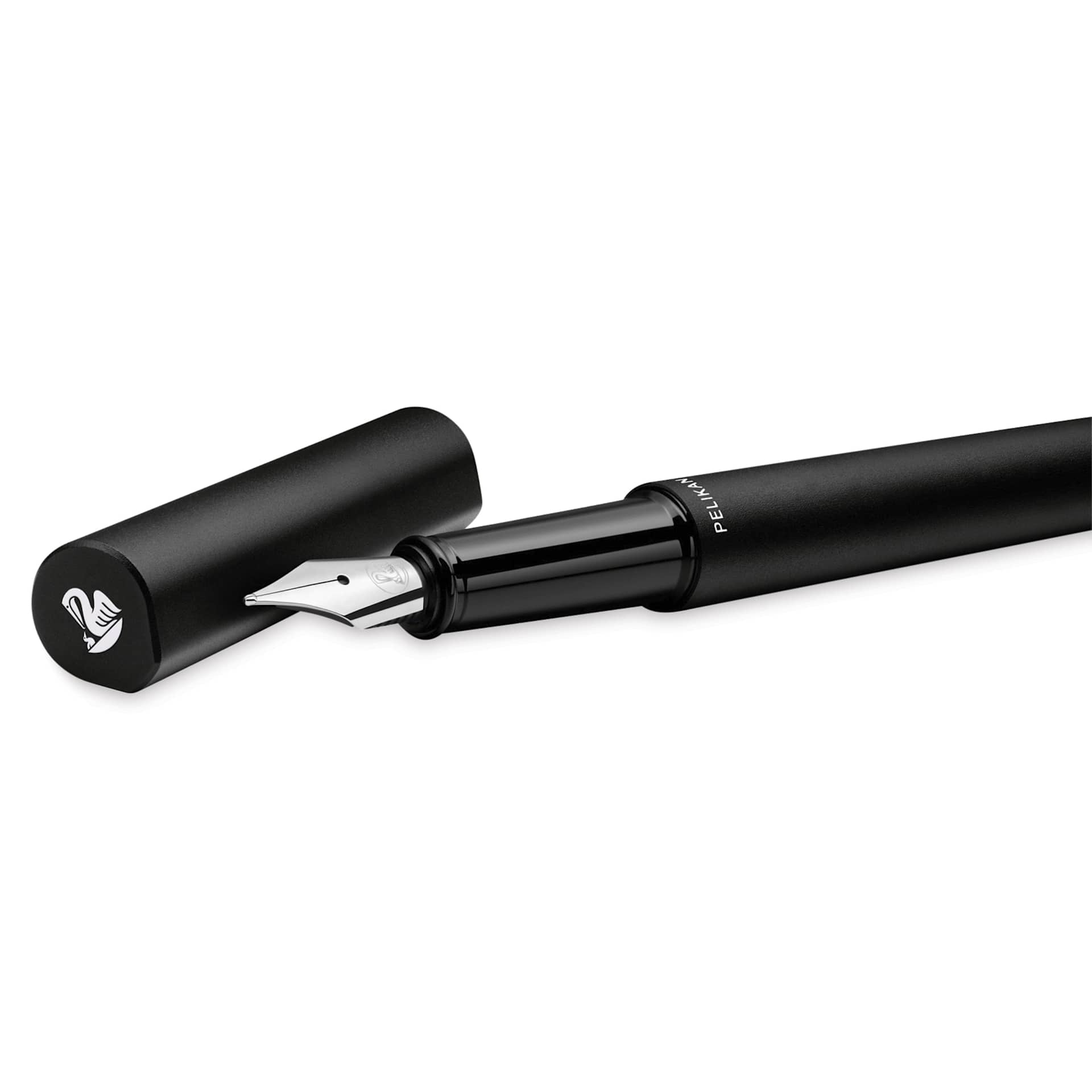 Pelikan Ineo Fountain Pen - Black Rock close-up of nib