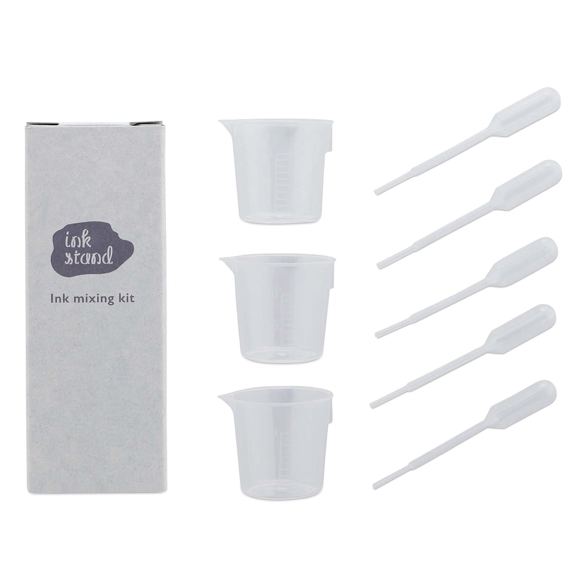Kakimori Ink Mixing Kit, contents with packaging