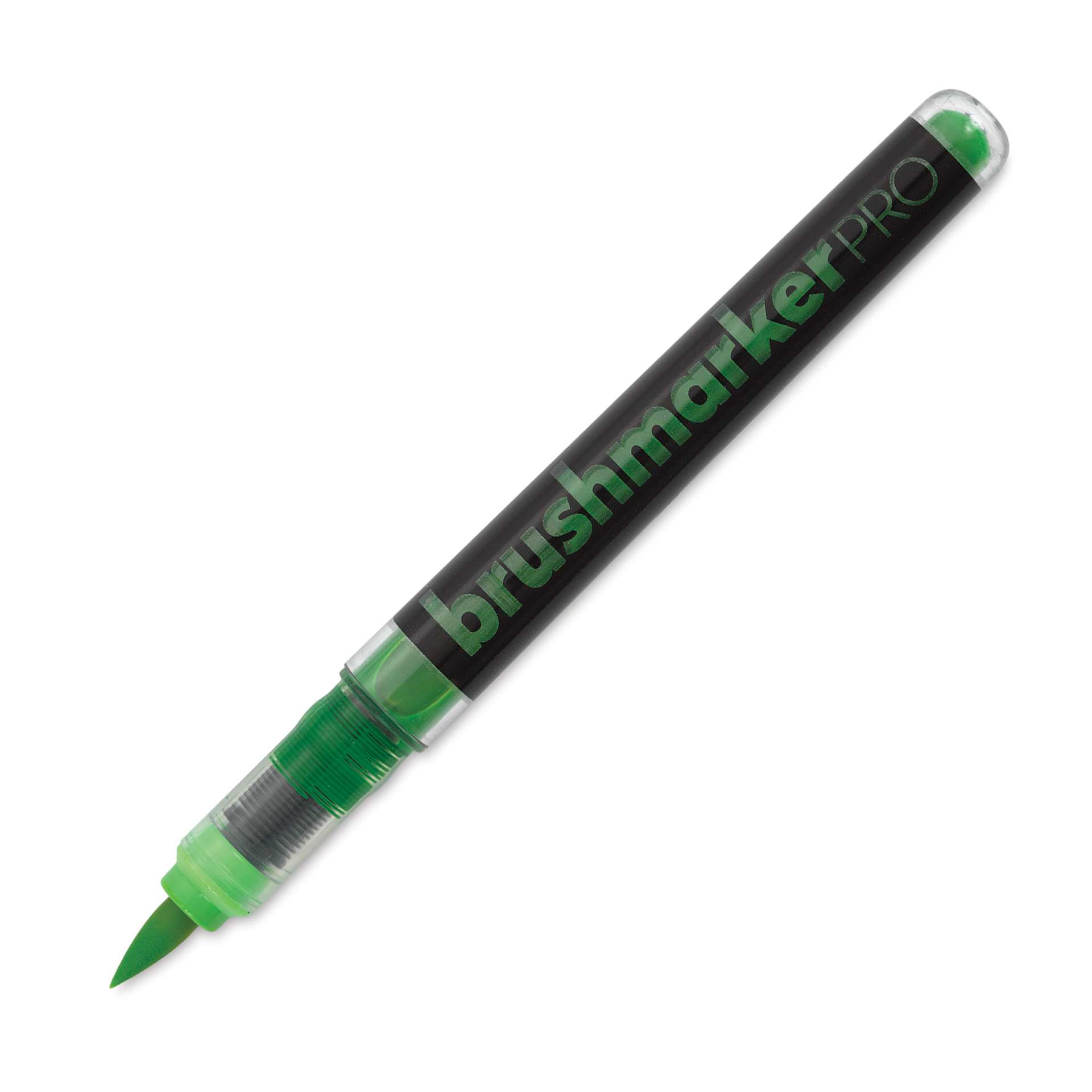 Karin Brushmarkers Pro Marker - Neon Yellow Green, cap off