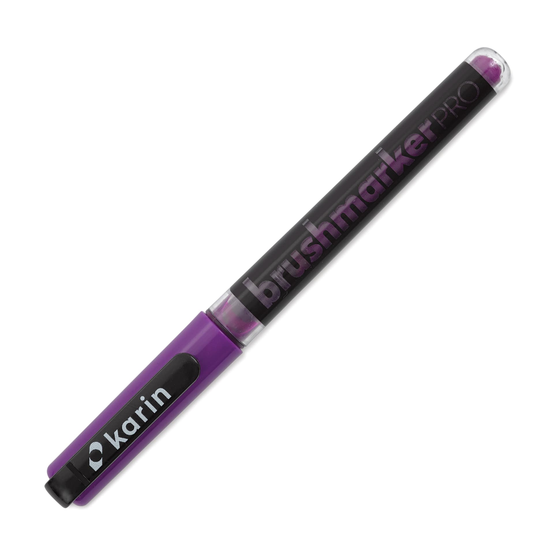 Karin Brushmarkers Pro Marker - Neon Violet, cap on