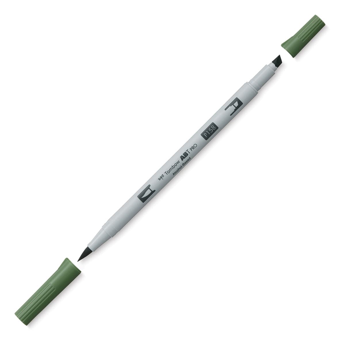 Tombow ABT Pro Alcohol Marker - Dark Olive, P158 (marker)