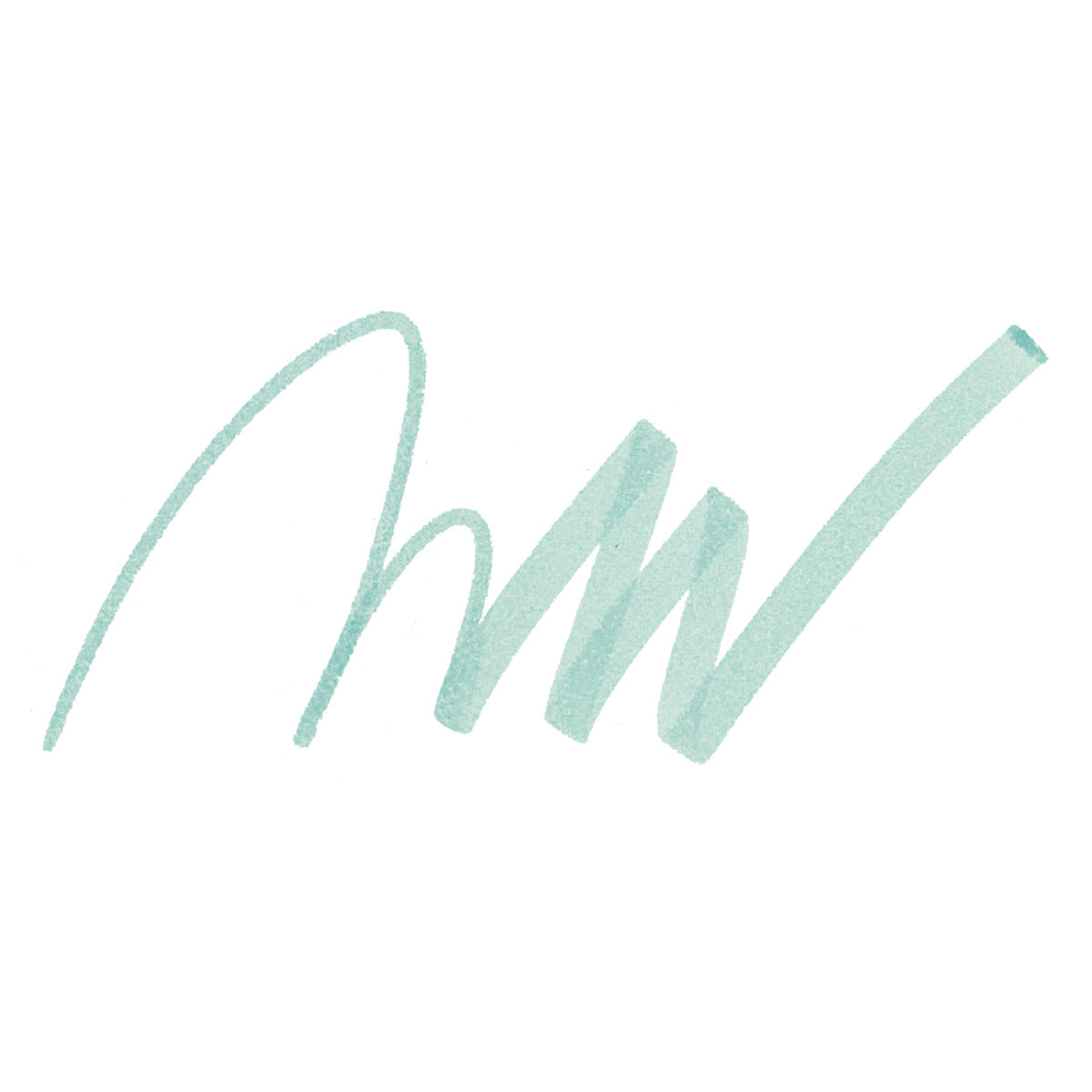 Zebra Mildliner Double Ended Creative Marker - Blue Green swatch