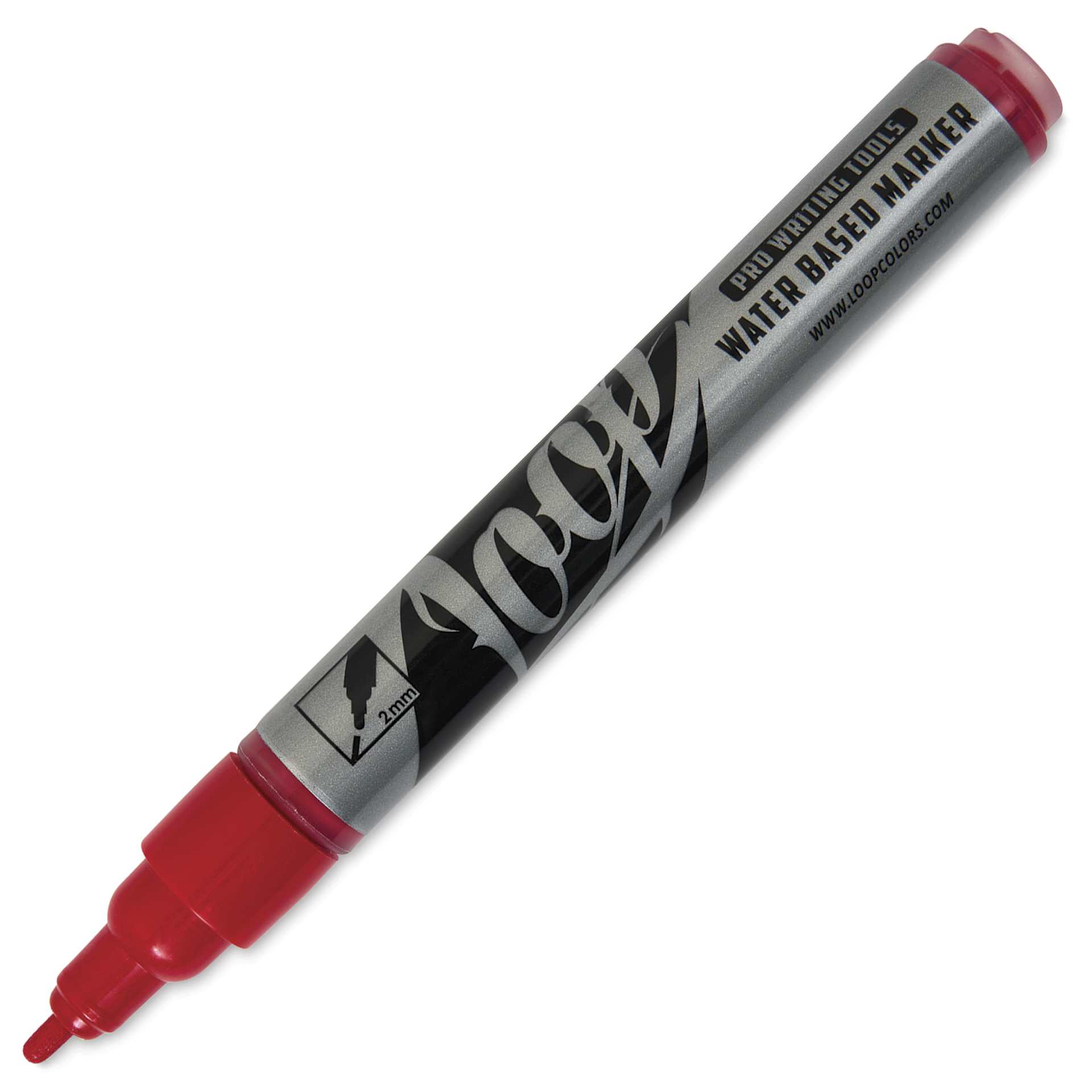Loop Water-Based Acrylic Marker - Brighton, 2 mm, cap off
