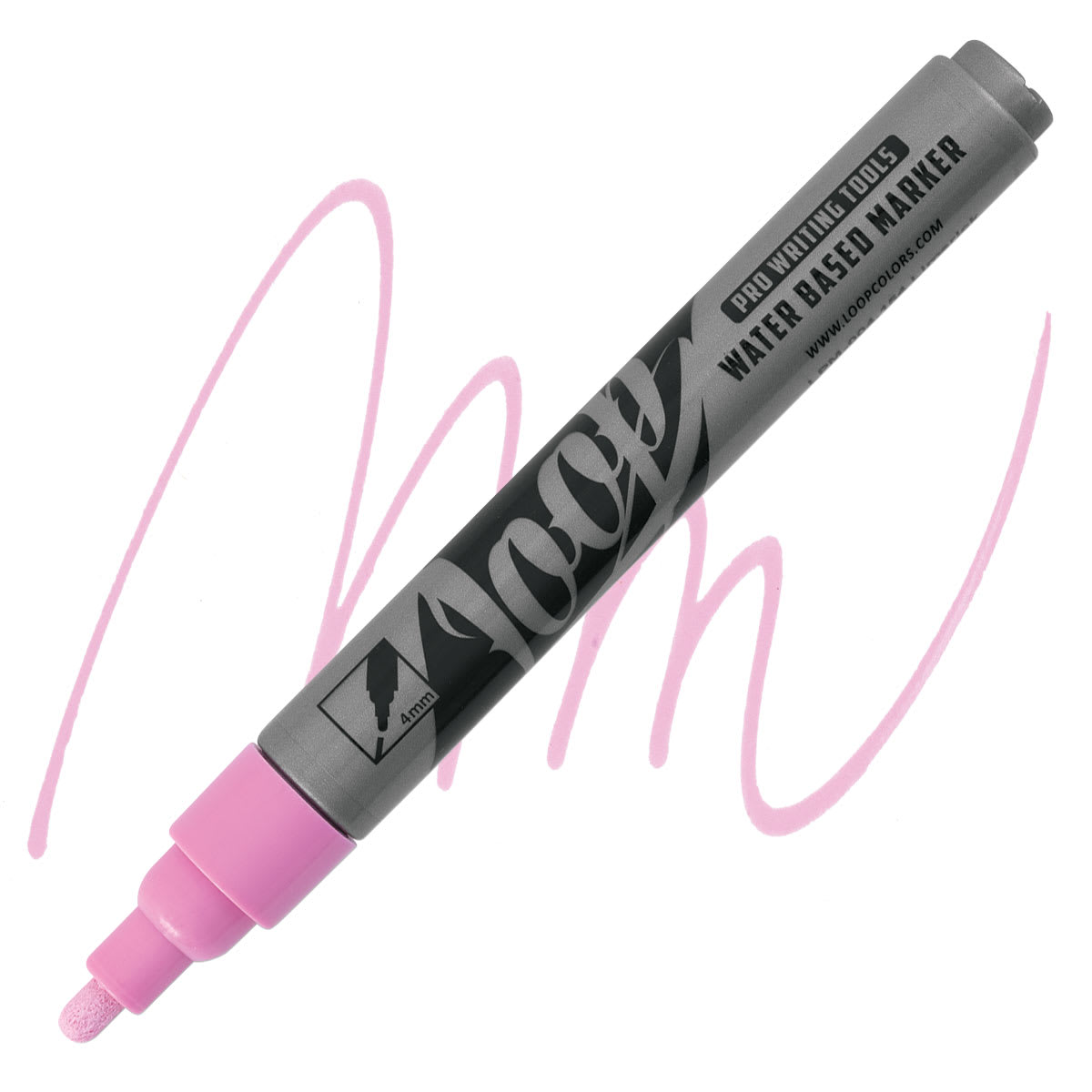 Loop Water-Based Acrylic Marker - Limerick, 4 mm marker and swatch