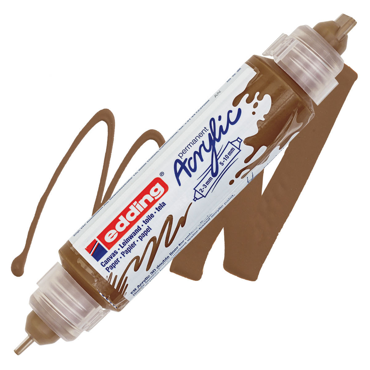 Edding 5400 Acrylic Double Ended Paint Marker - Hazel 919 marker and swatch