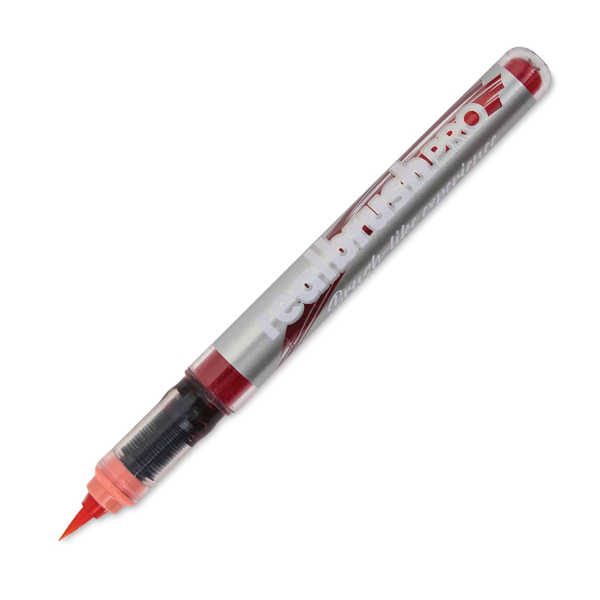 Karin Realbrush Pro Marker - Soft Peach 2, 4 mm, Brush Tip, cap off
