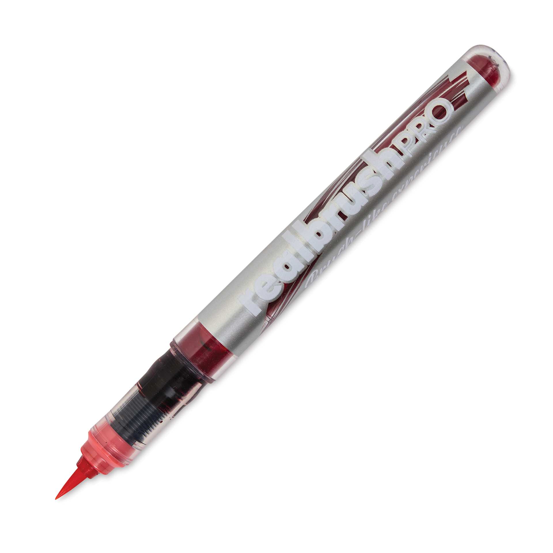 Karin Realbrush Pro Marker - Rose Pink, 4 mm, Brush Tip, cap off