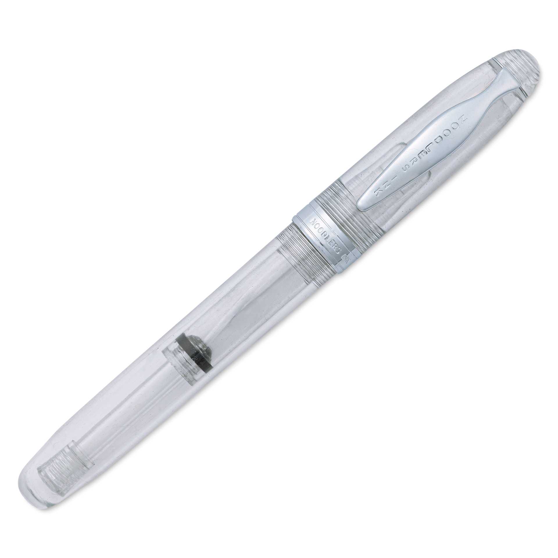 Noodler's Ink Ahab Brush Pen - Clear, cap on