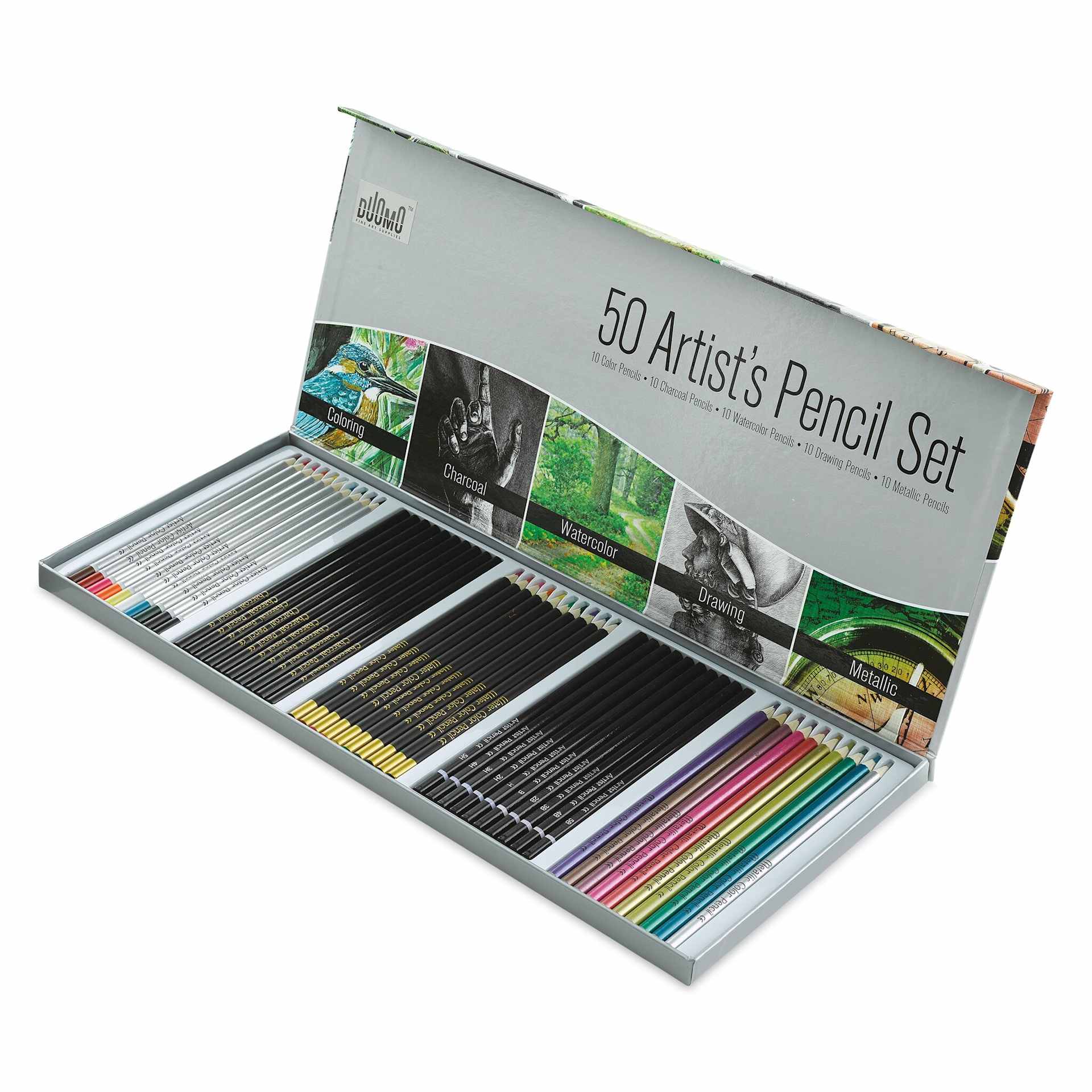 Duomo Artist's Mixed Media Pencils - Set of 50 | BLICK Art Materials