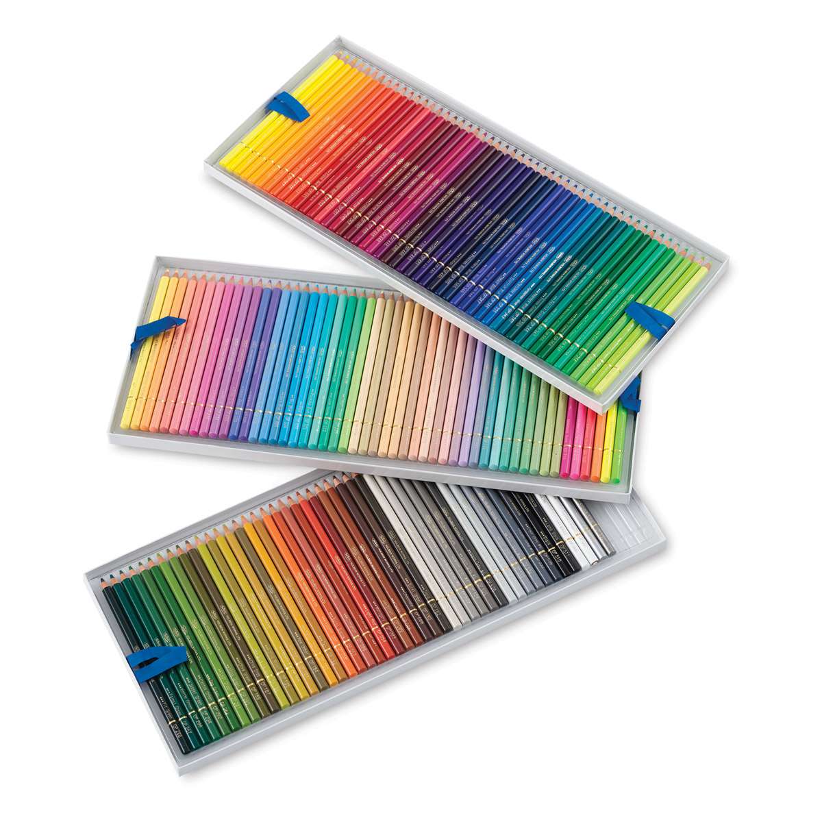 Holbein Artists' Colored Pencils - Assorted Tones, Set of 150, Cardboard Box (set contents)
