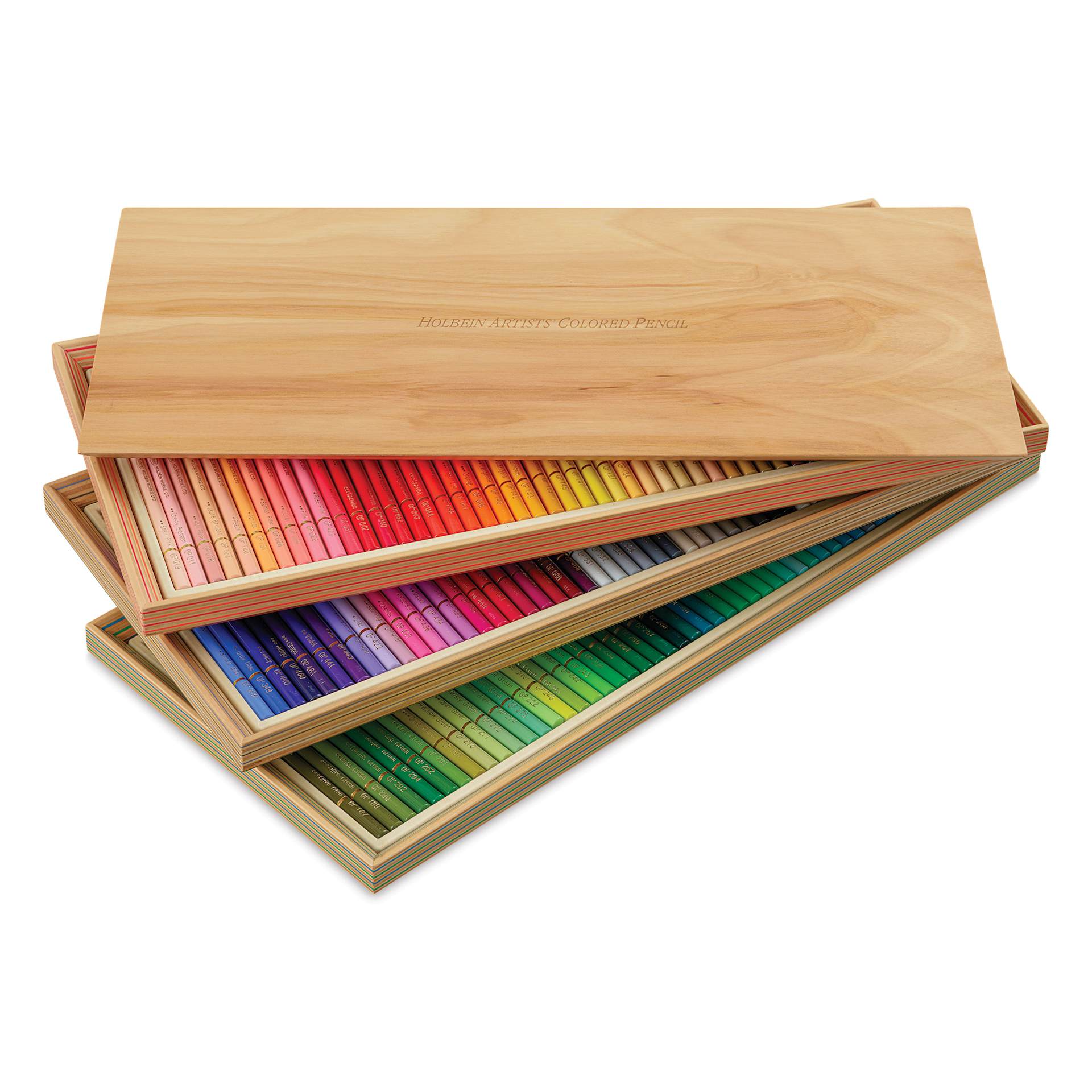 Holbein Artists' Colored Pencil 30th Anniversary Wood Box