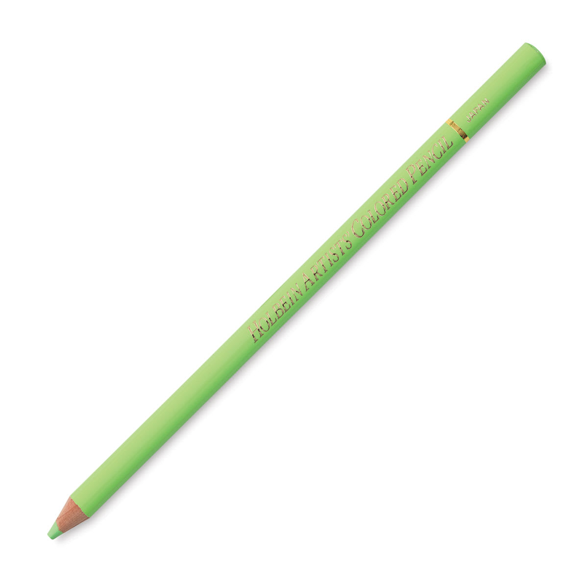 Holbein Artists' Colored Pencil - Lettuce Green, OP222 (back)