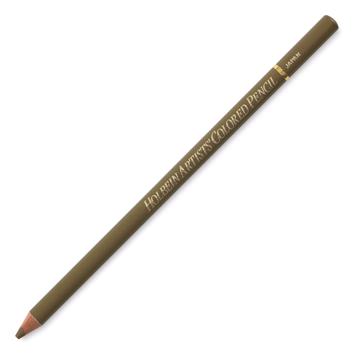 Holbein Artists' Colored Pencil - Raw Umber, OP184 (back)