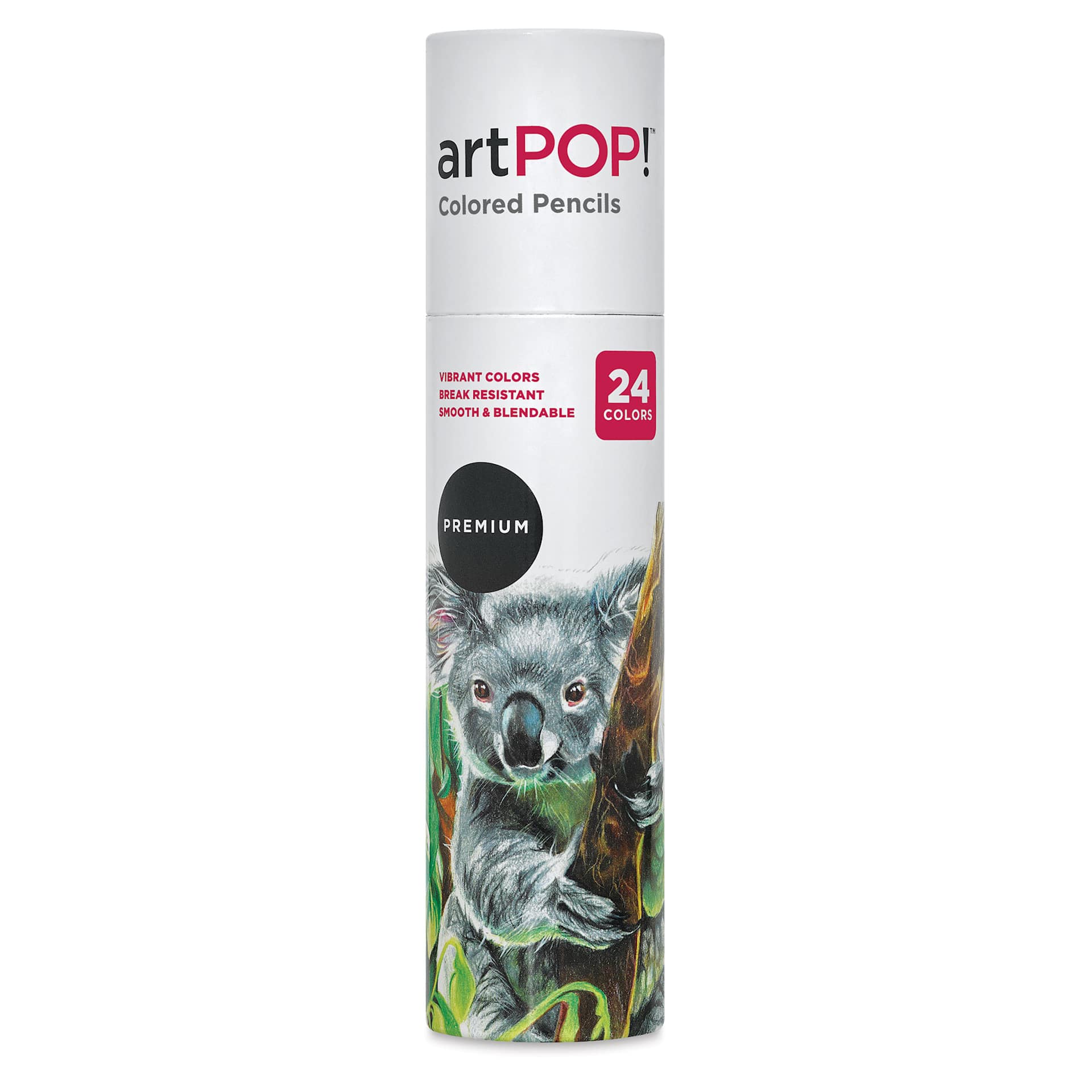 artPOP! Premium Colored Pencils - Set of 24 (front of canister)