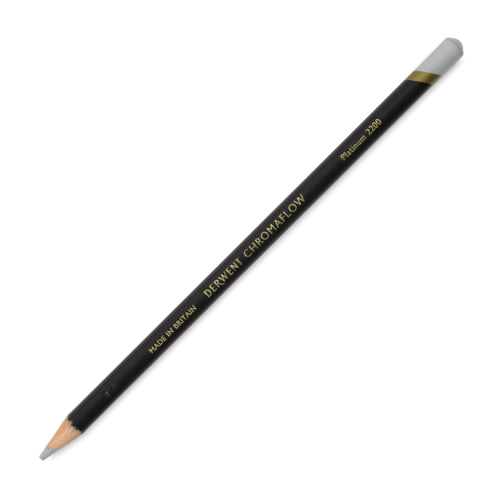 Derwent Chromaflow Colored Pencil - Platinum, single pencil