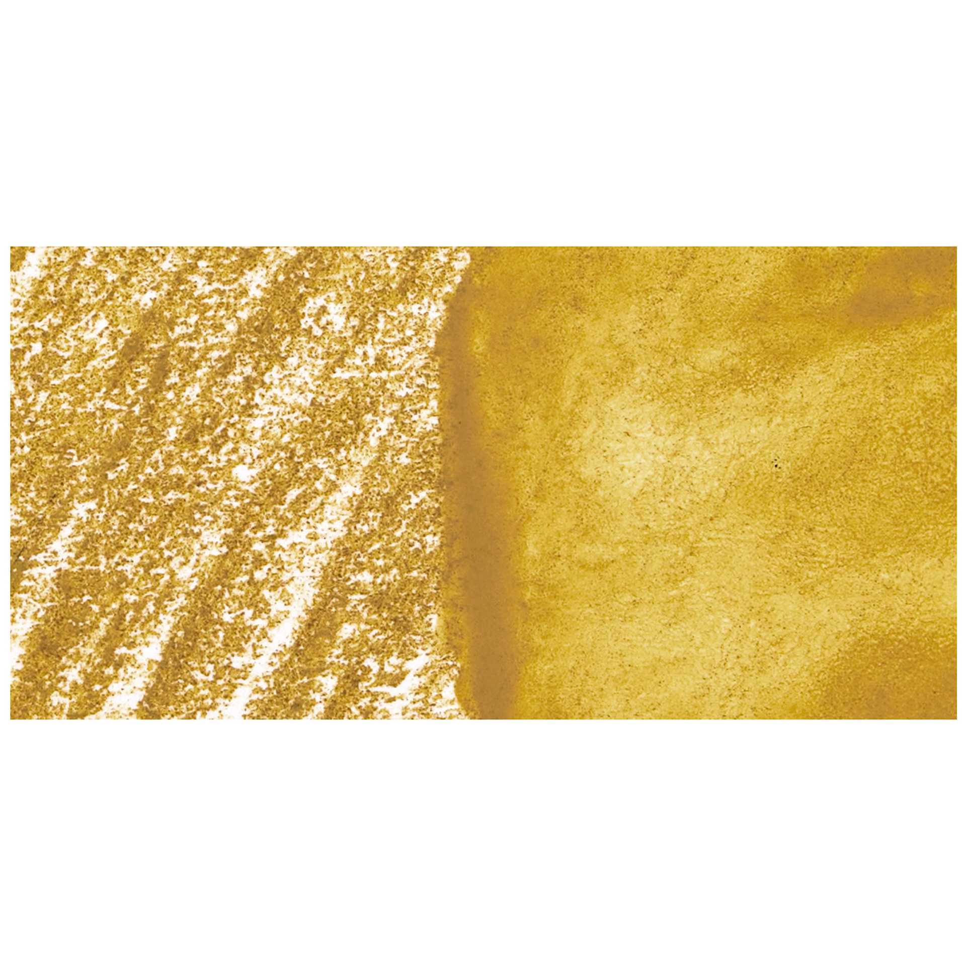Derwent Inktense XL Block - Mustard, swatch only