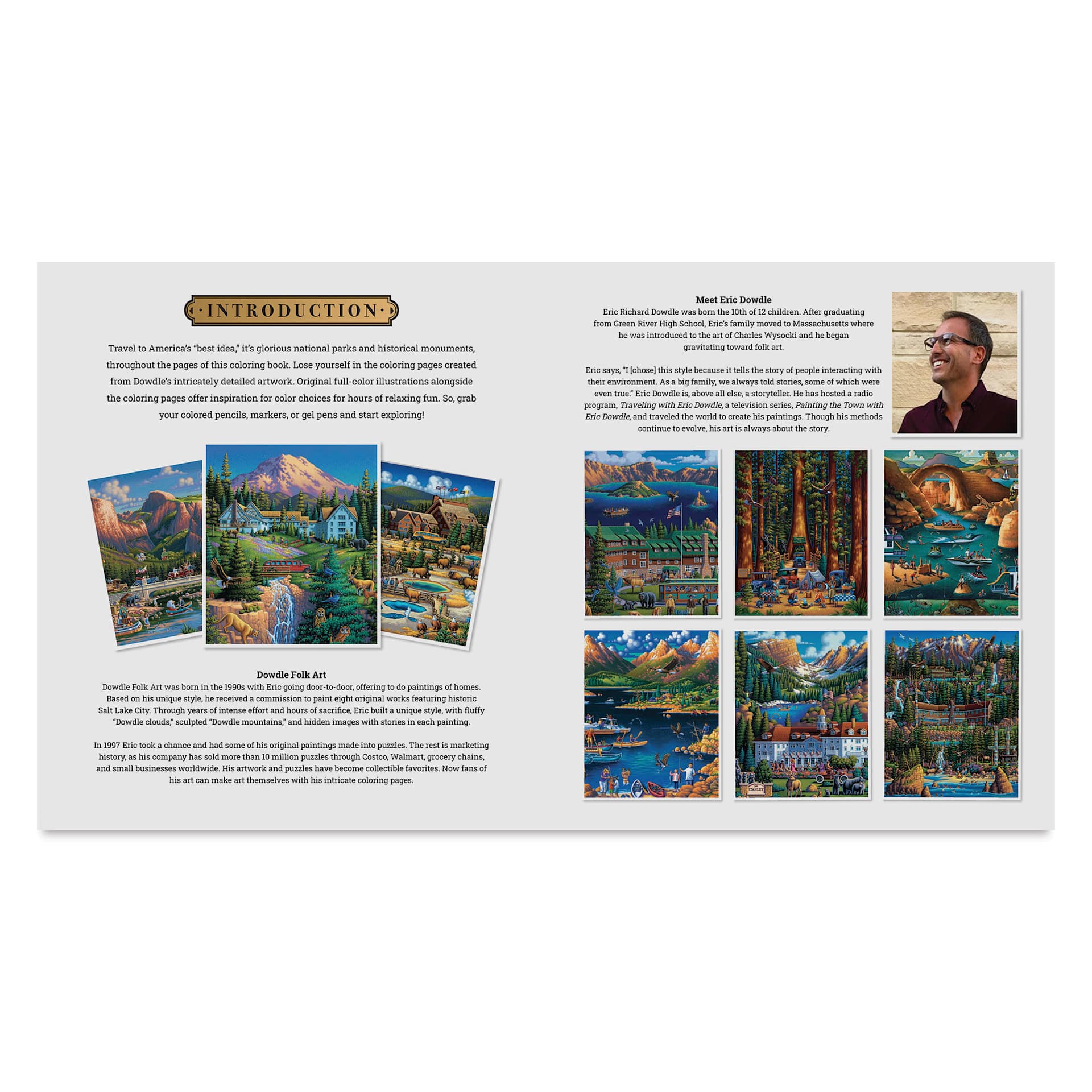 Eric Dowdle Coloring Book: National Parks, Introduction