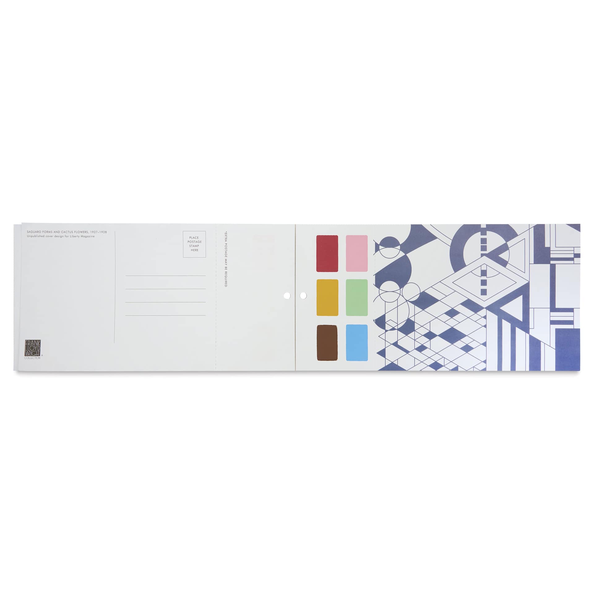 Galison Paint-In Card Set - Frank Lloyd Wright