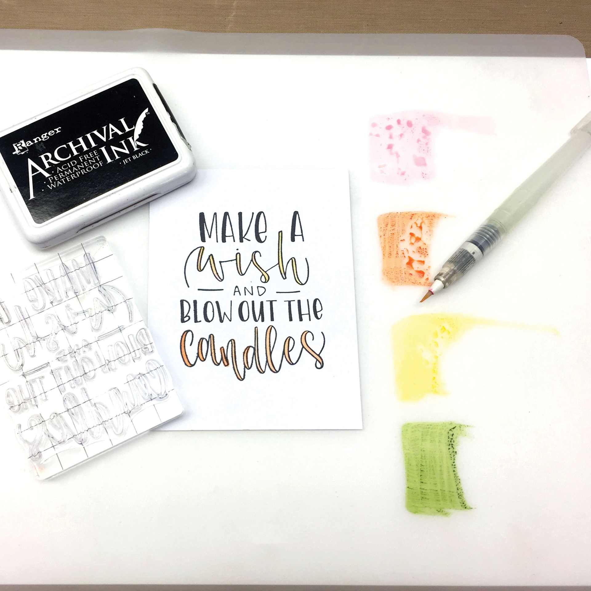 Ranger Silicone Mat - 12" x 16" - in use