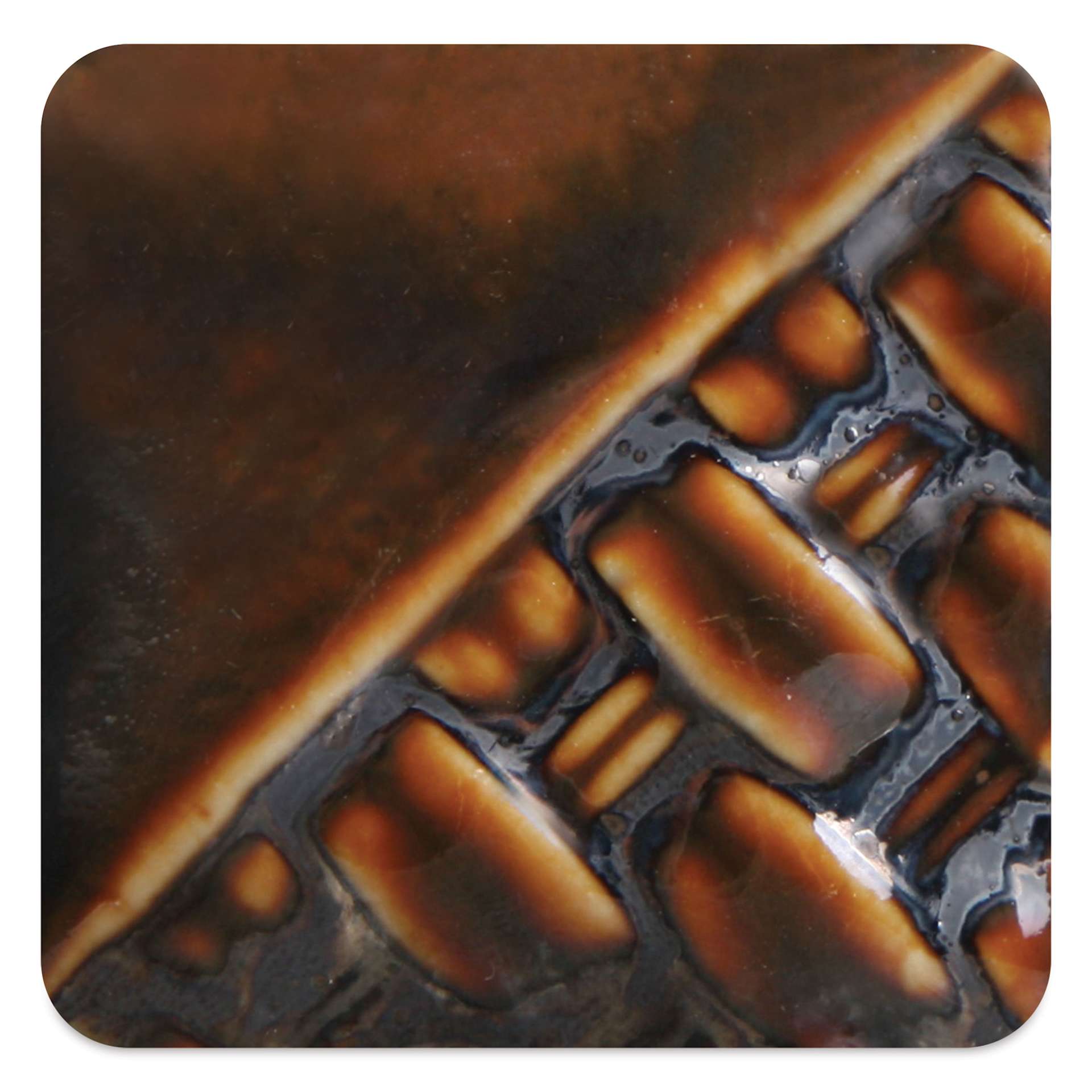Mayco Stoneware Matte Glaze - Black Walnut - fired at cone 10 reduction