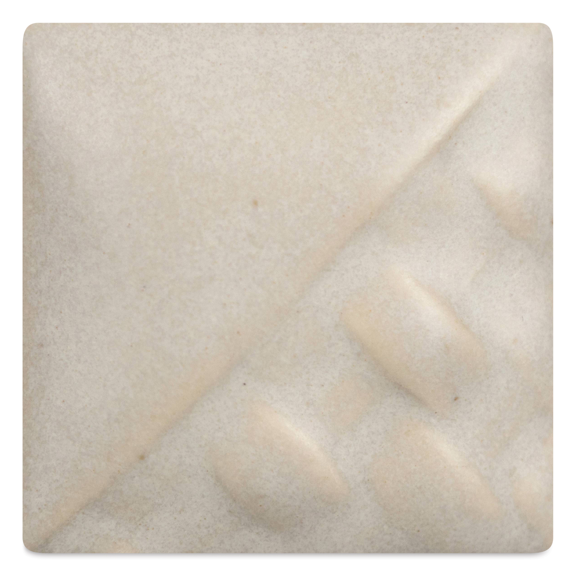 Mayco Stoneware Matte Glaze - Alabaster, Dry - fired to cone 6