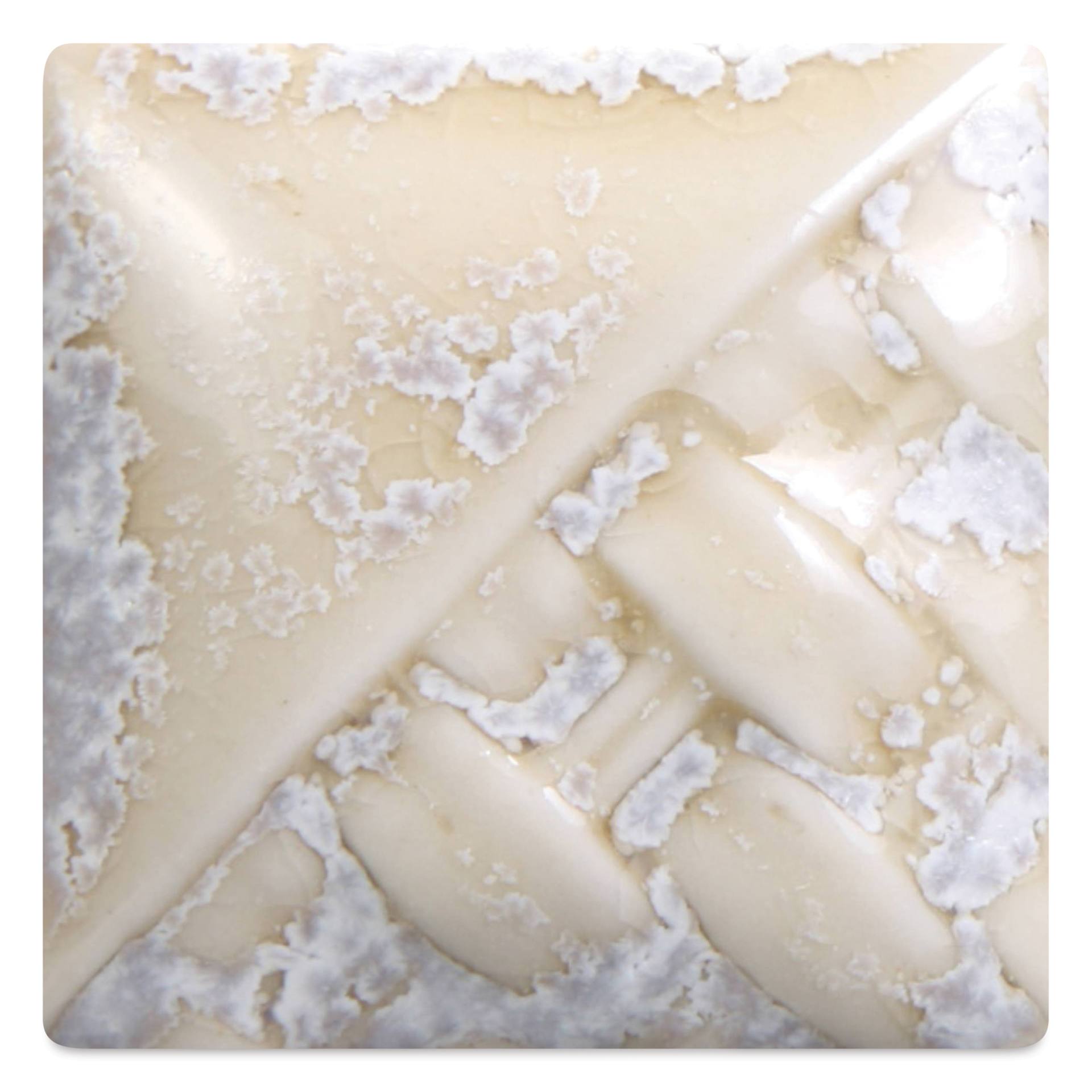 Mayco Stoneware Matte Glaze - Alabaster, Dry - fired to cone 10