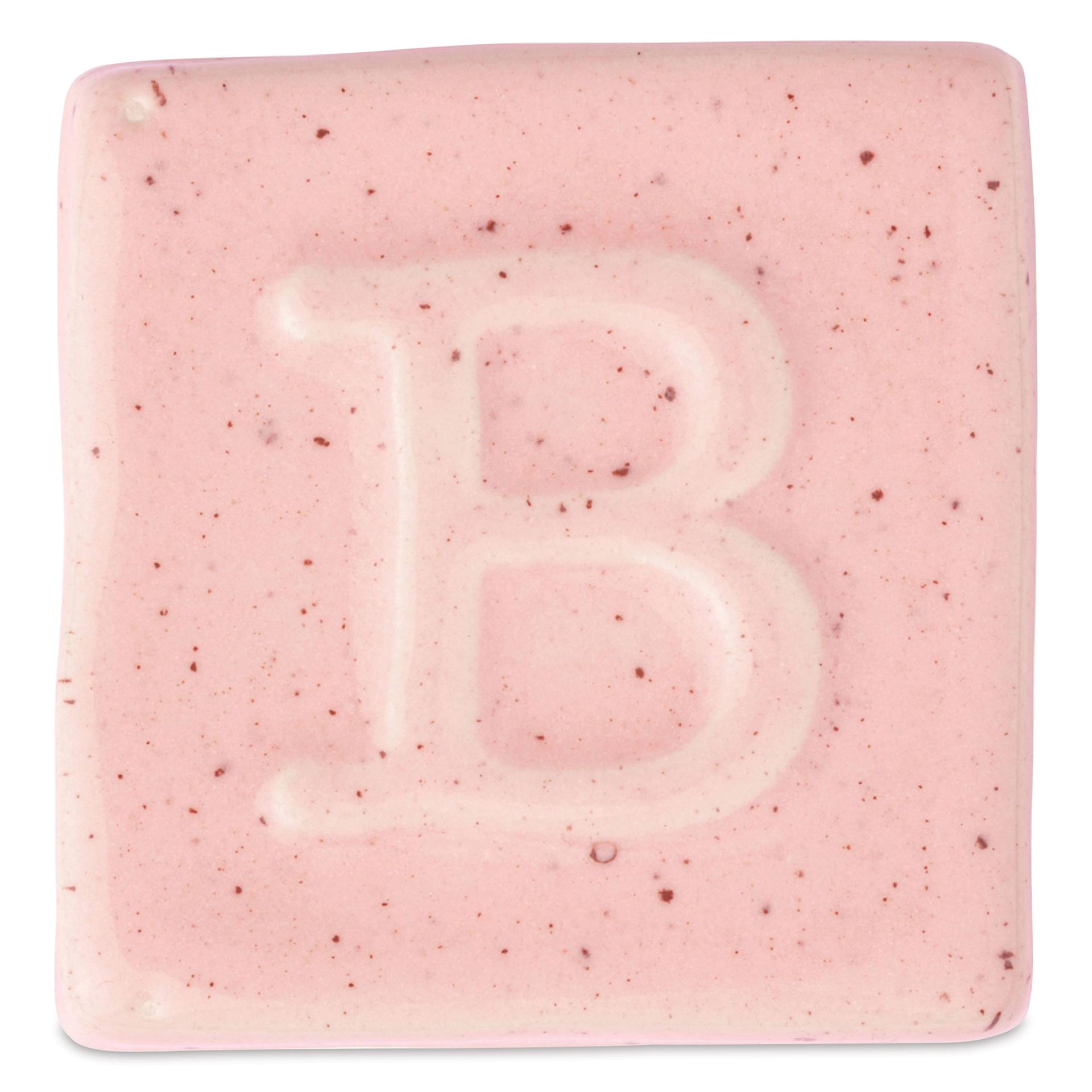 Botz Pro Glaze - Morganite, 800 ml sample fired to 1050°C / 1922°F