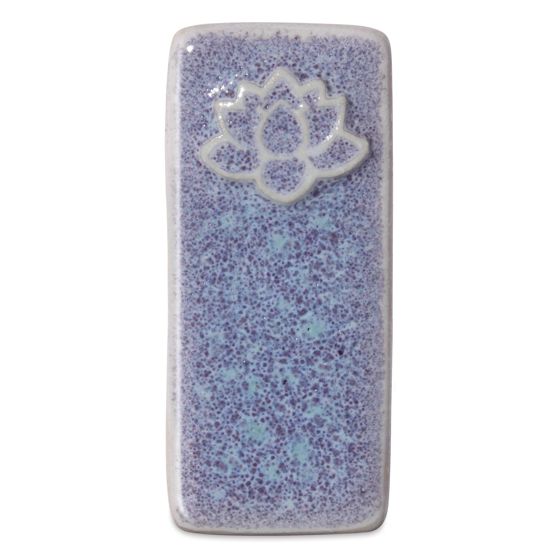 Speedball Mid-Fire Glaze - Lavender Mist - finished example fired at cone 6