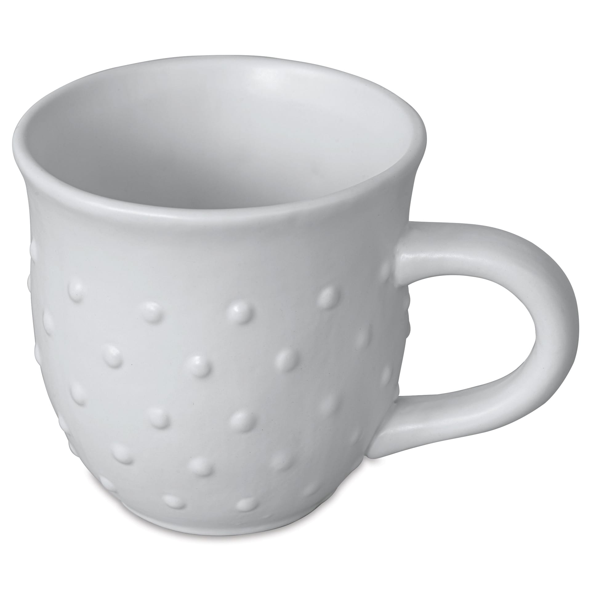 Blick Essentials Matte Glaze - White - finished mug example
