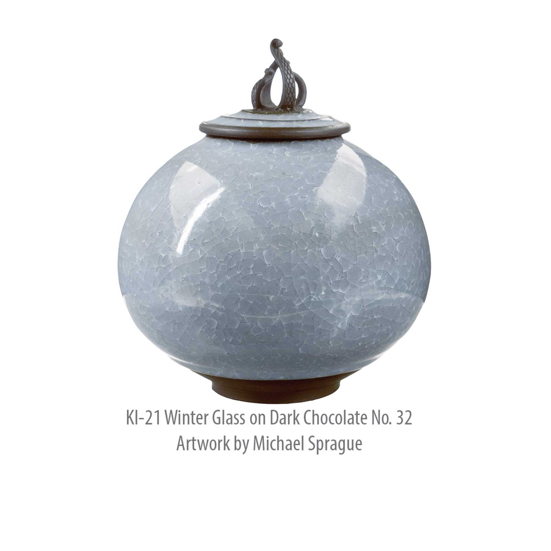 KI-21 Winter Glass on Dark Chocolate No. 32 Artwork by Michael Sprague