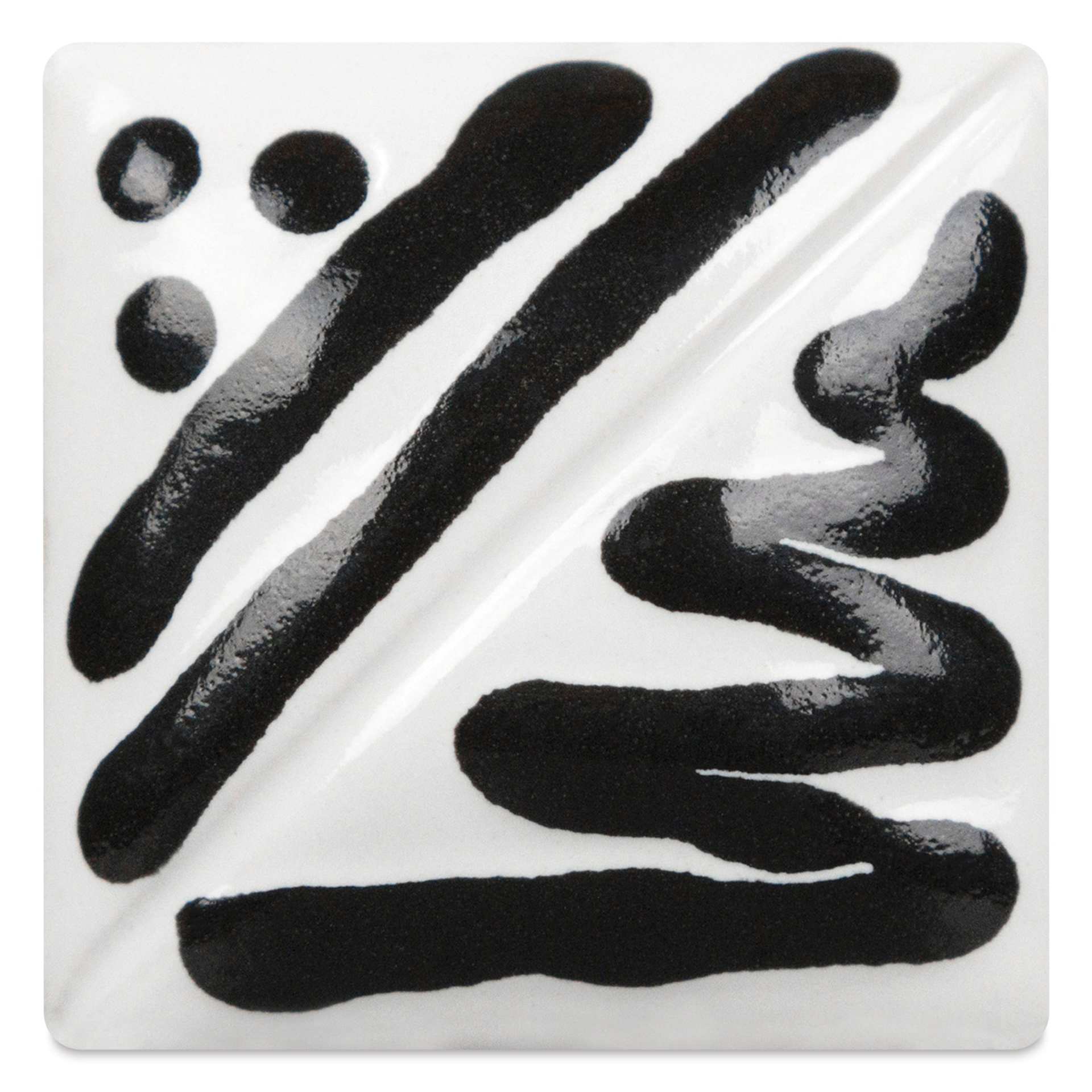 Duncan French Dimensions Glaze - Black Licorice fired to cone 6 oxidation
