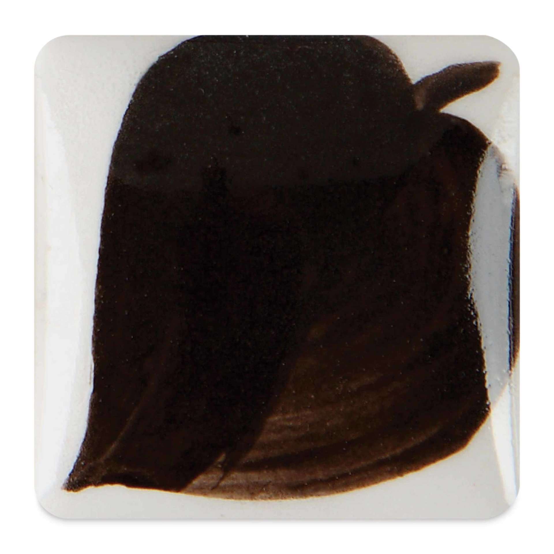 Duncan E-Z Stroke Translucent Underglaze - French Brown fired to cone 06 oxidation